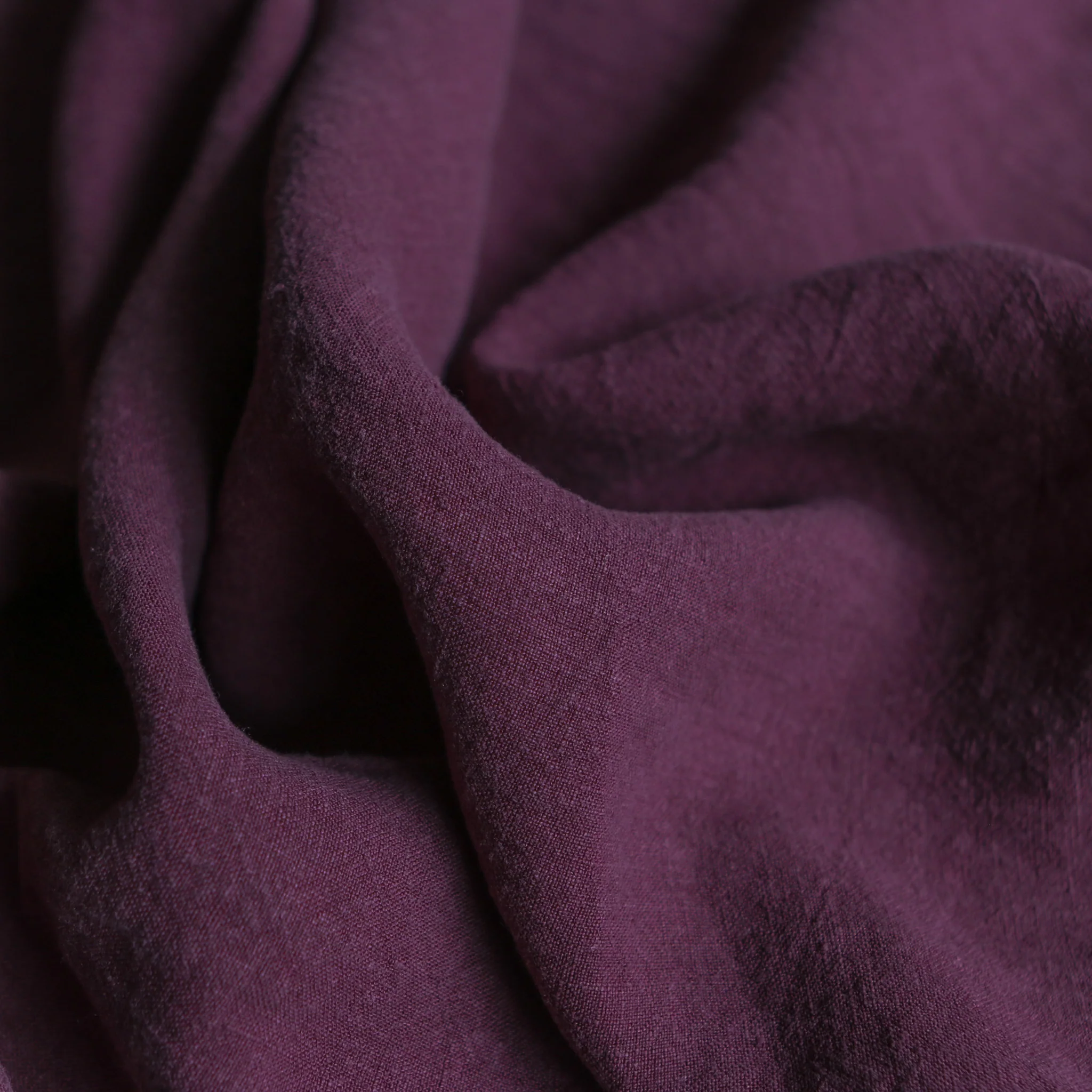 Layla Fig Stone Washed Linen - Image 2