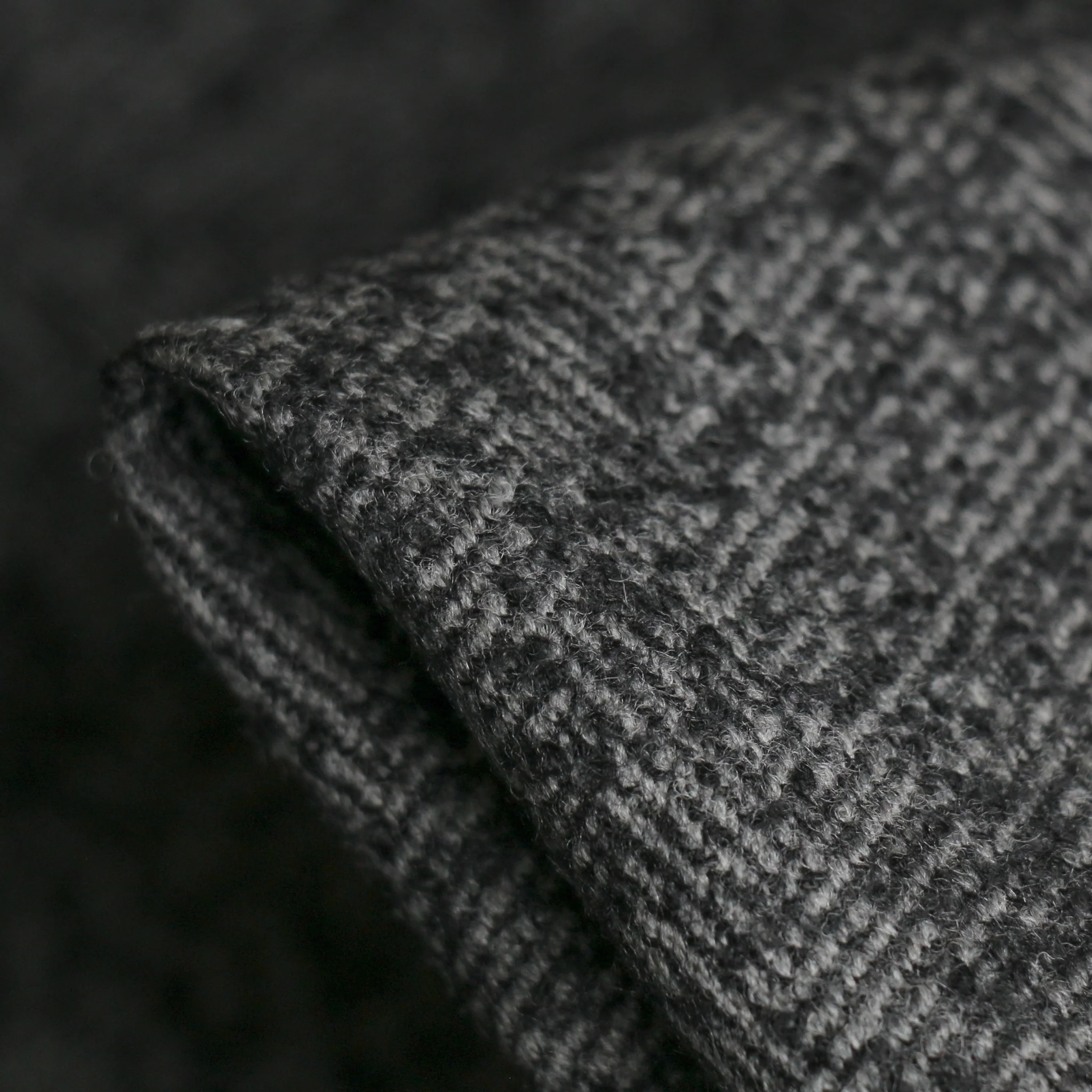 Lazio Herringbone Black/Grey