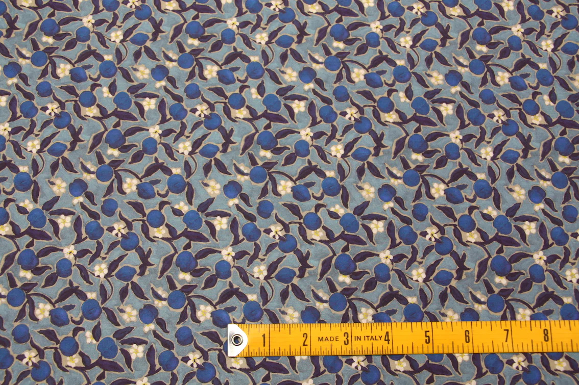 Lemon Grove Blue - Liberty Tana Lawn - Image 2