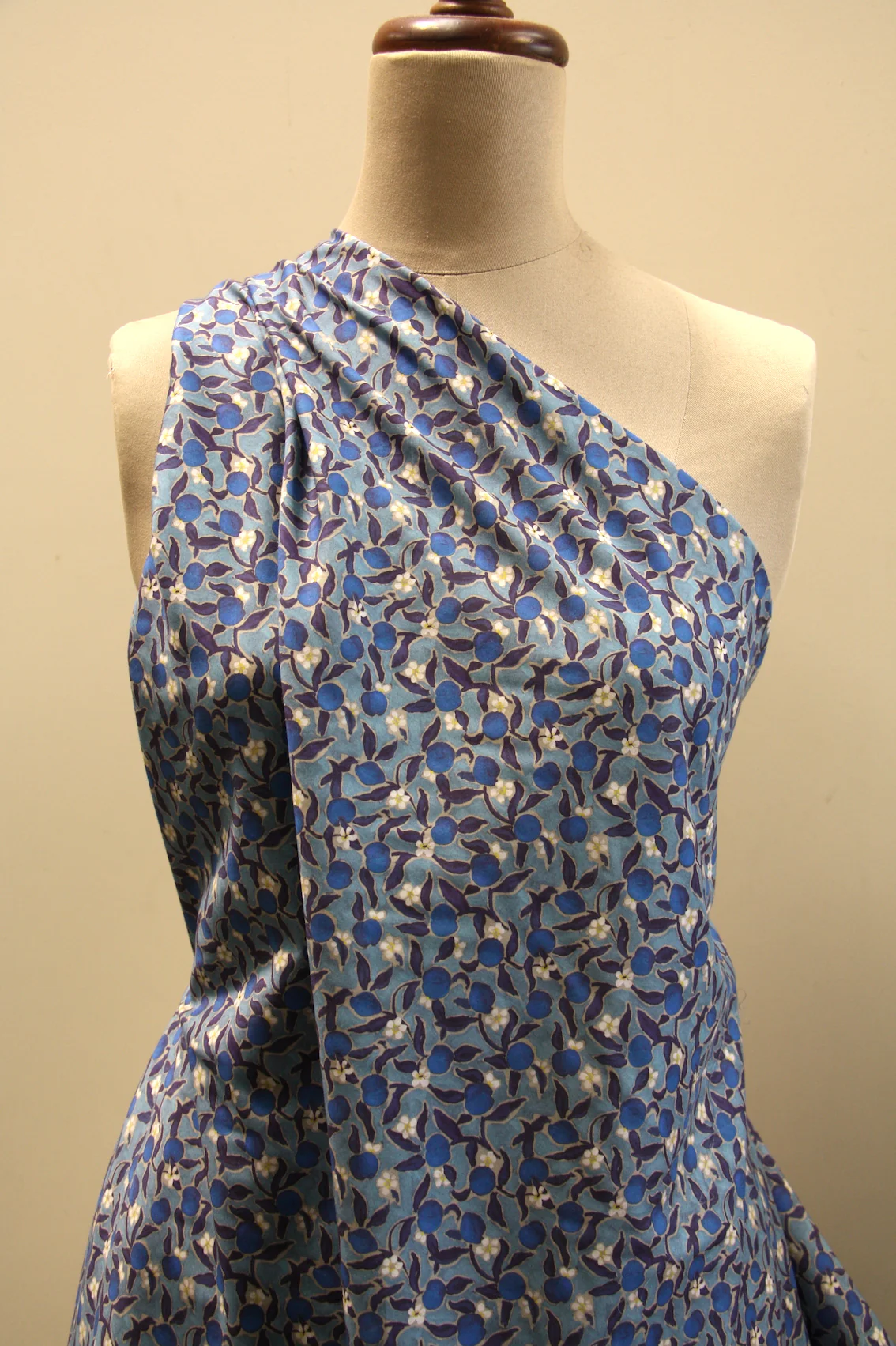 Lemon Grove Blue - Liberty Tana Lawn - Image 4