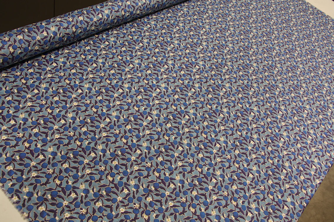Lemon Grove Blue - Liberty Tana Lawn - Image 5