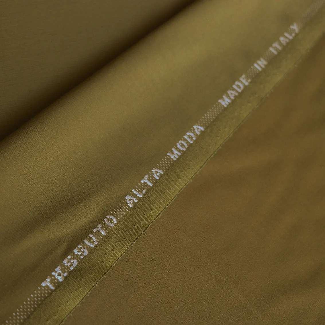 Lena Chartreuse Satin Backed Wool/Acetate - Image 3