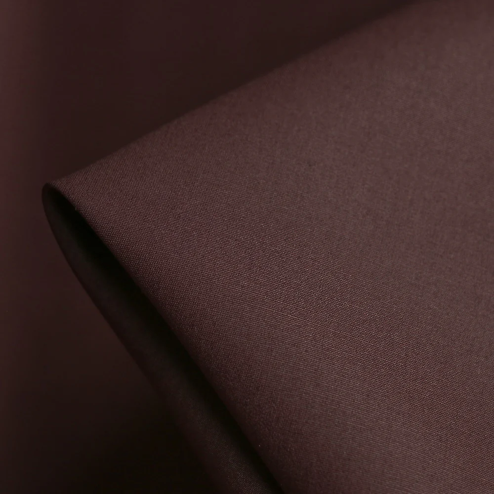 Leona Chocolate Cotton Poplin