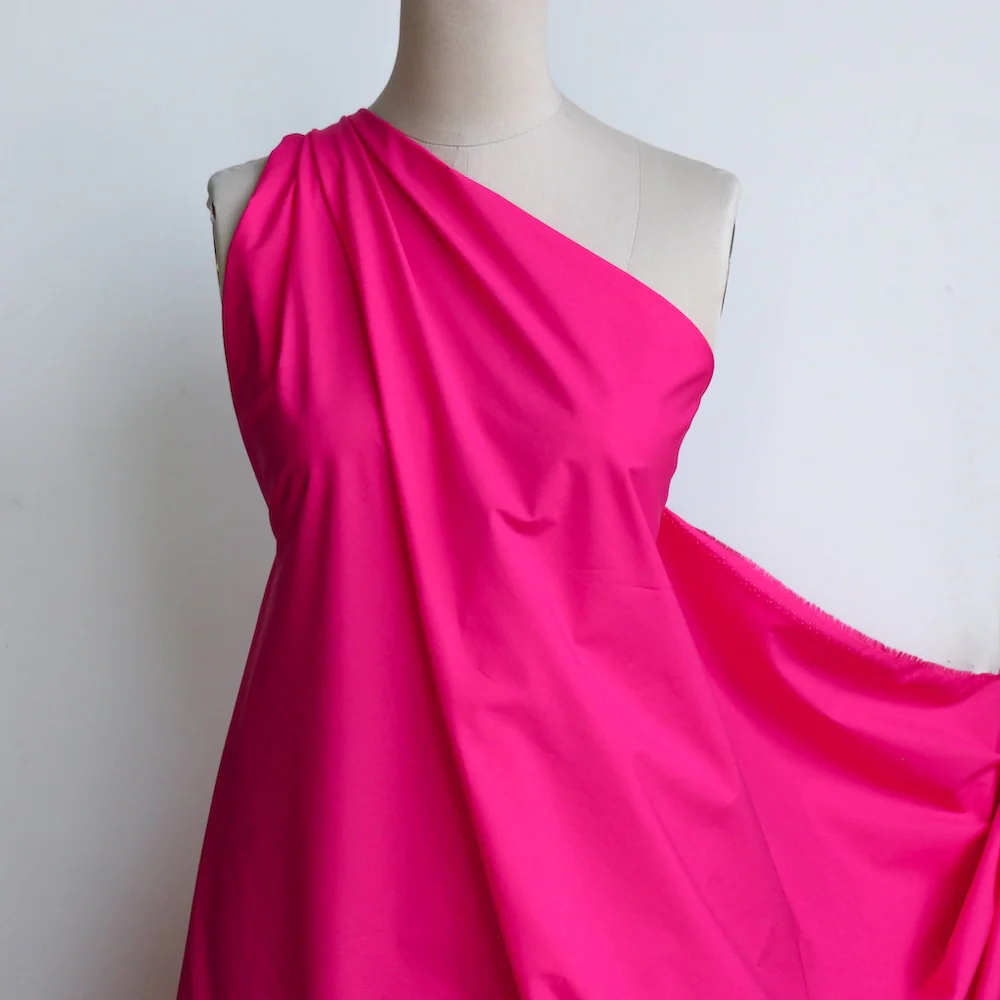Leona Fuchsia Cotton Poplin - Image 4