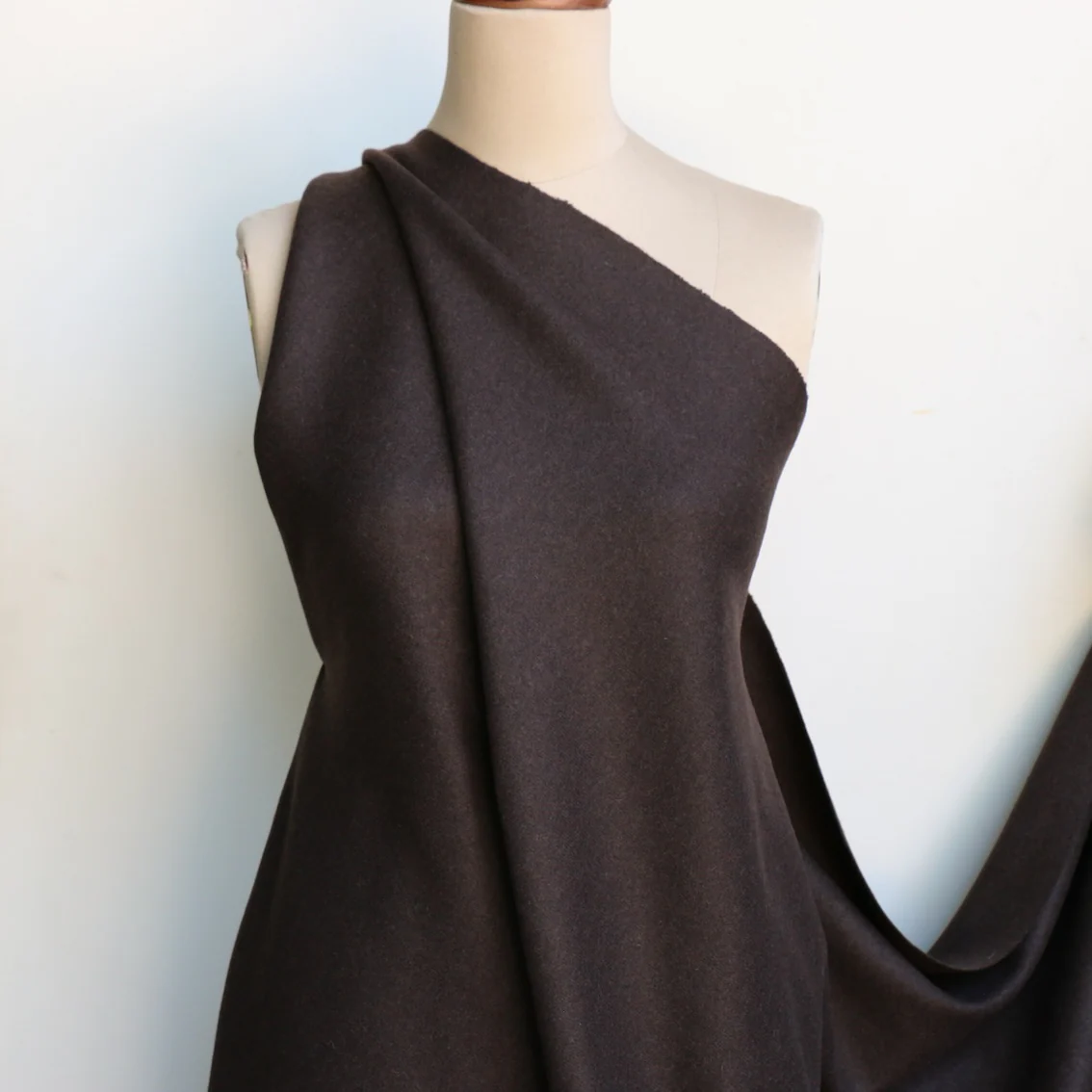Leonora Chocolate Double Knit - Image 4