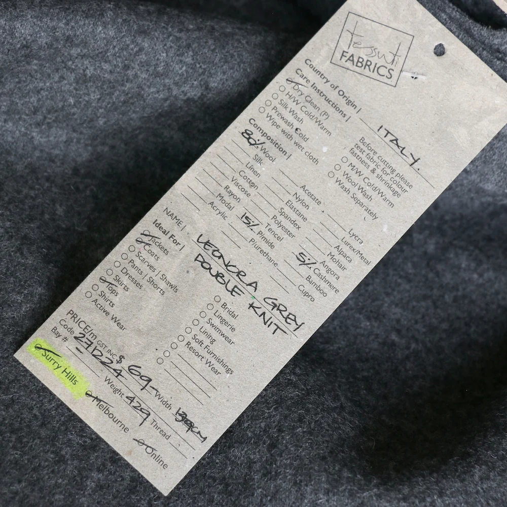 Leonora Grey Double Knit - Image 3