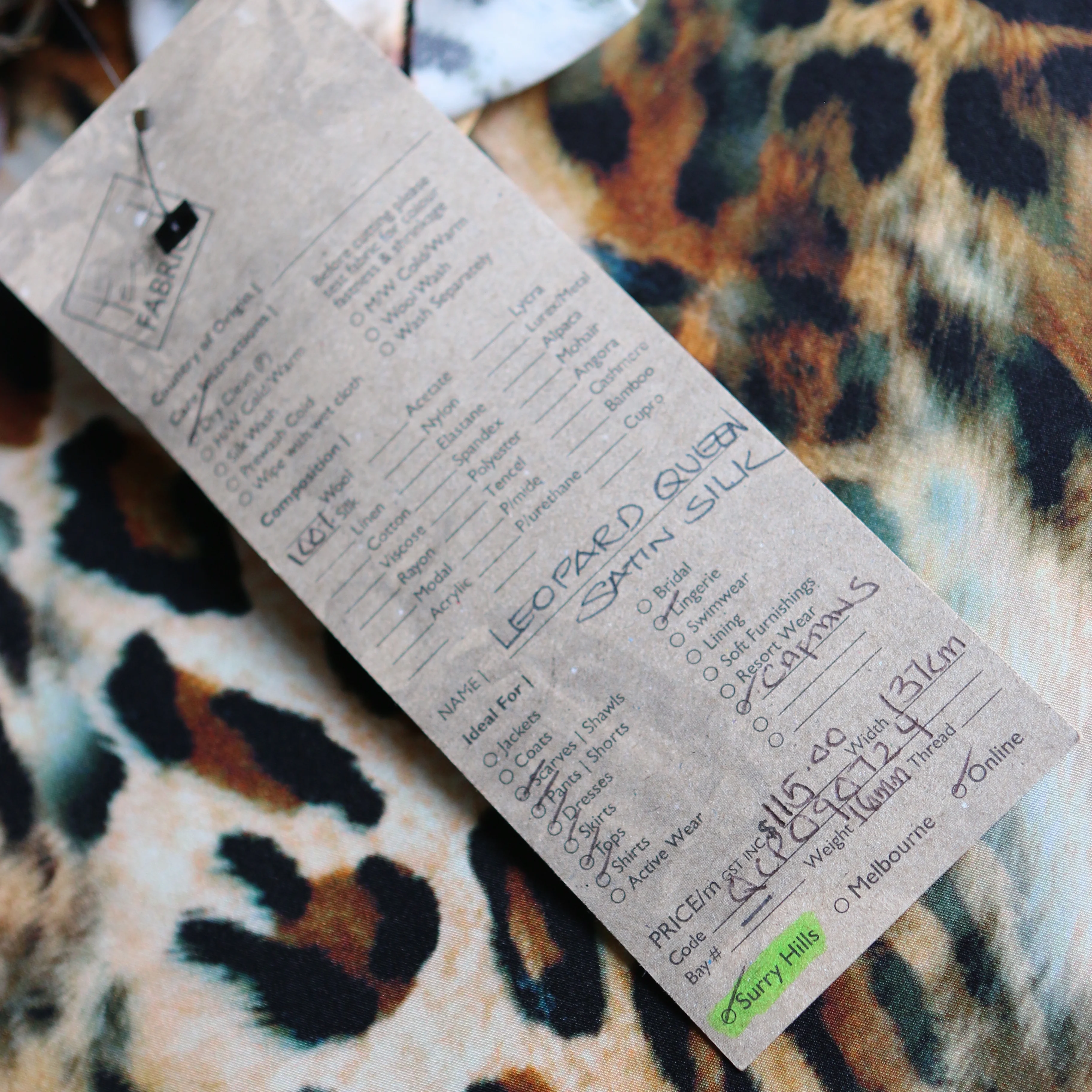 Leopard Queen Silk Satin - Image 4