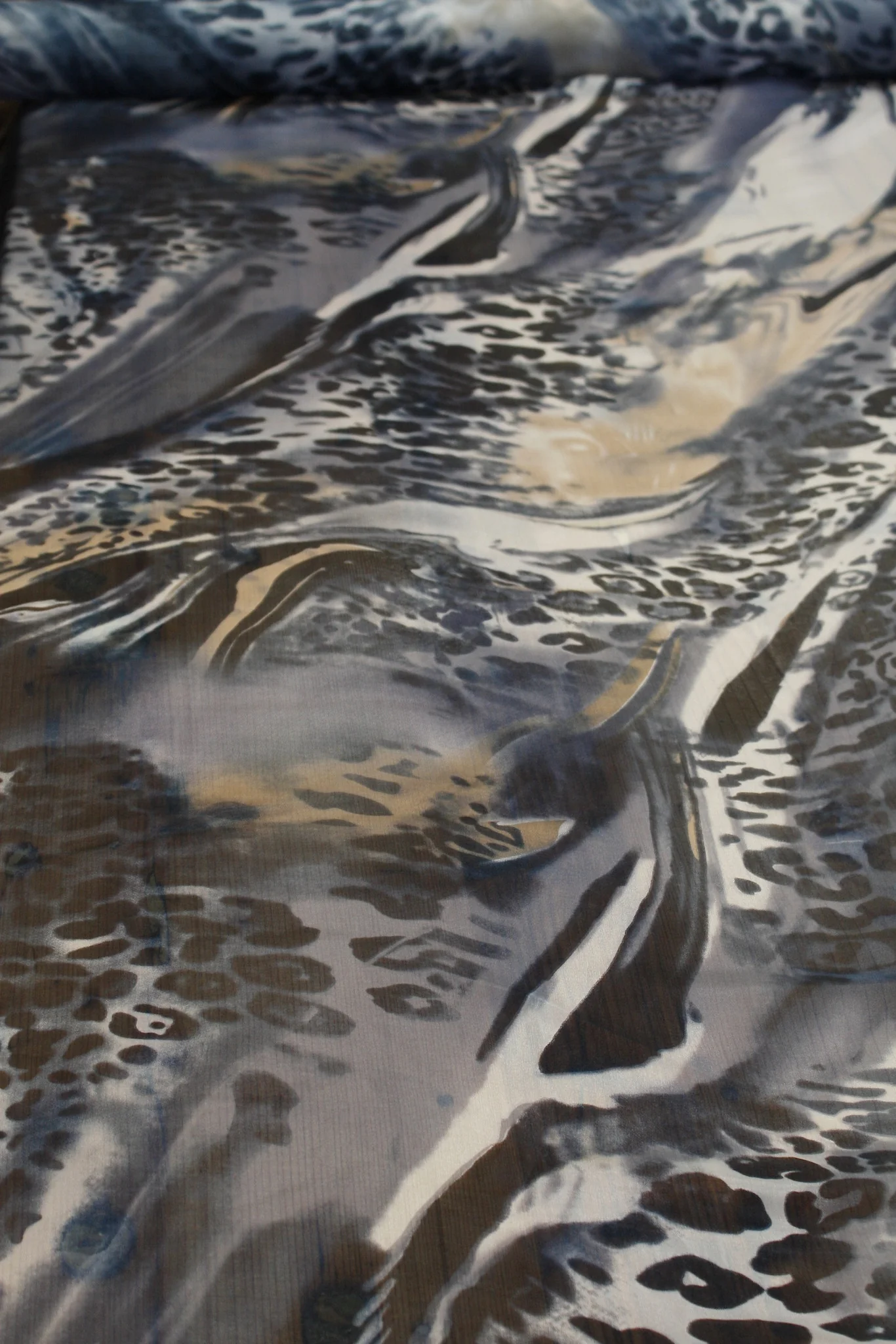Leopard Tango Silk Chiffon - Image 2