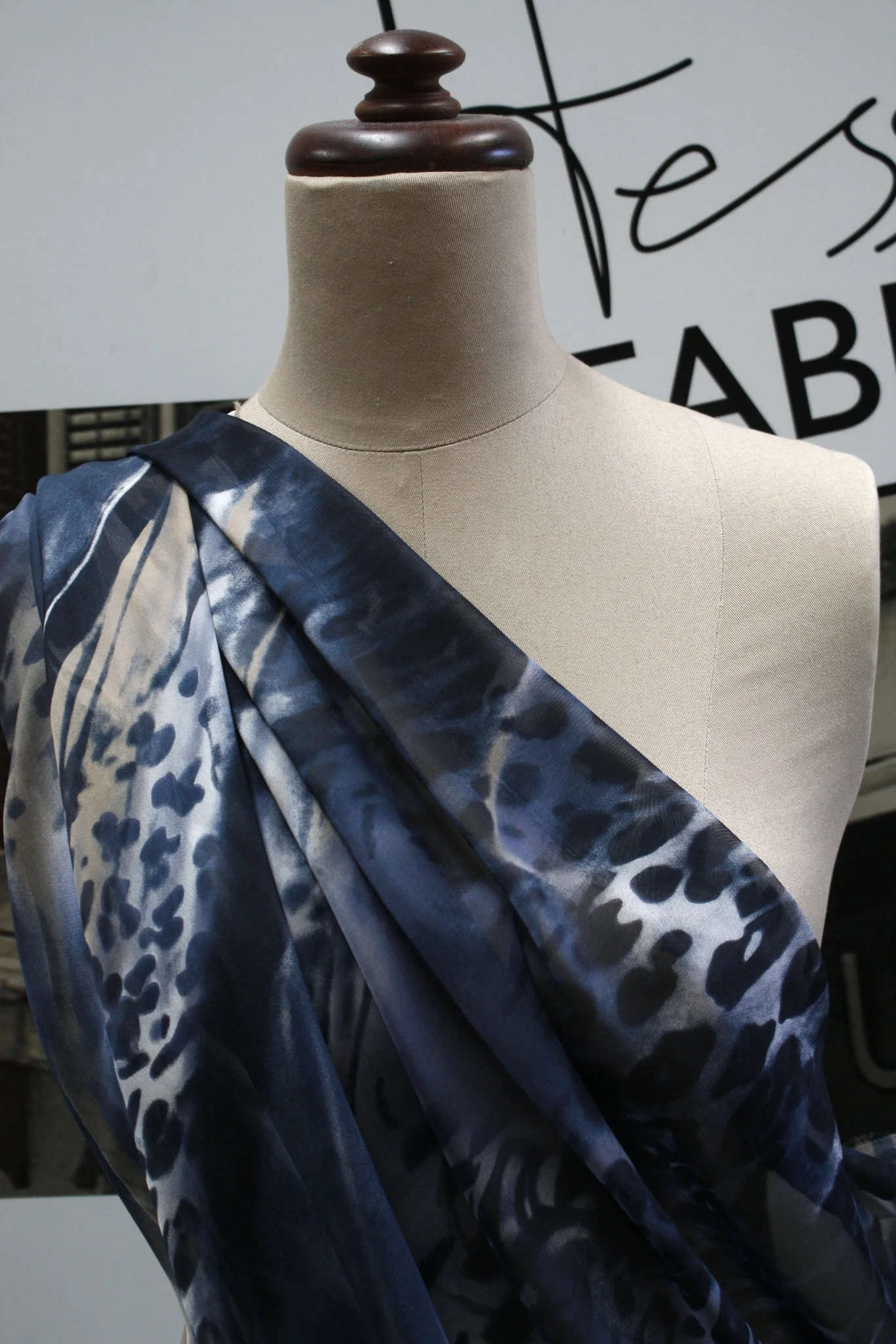 Leopard Tango Silk Chiffon - Image 4