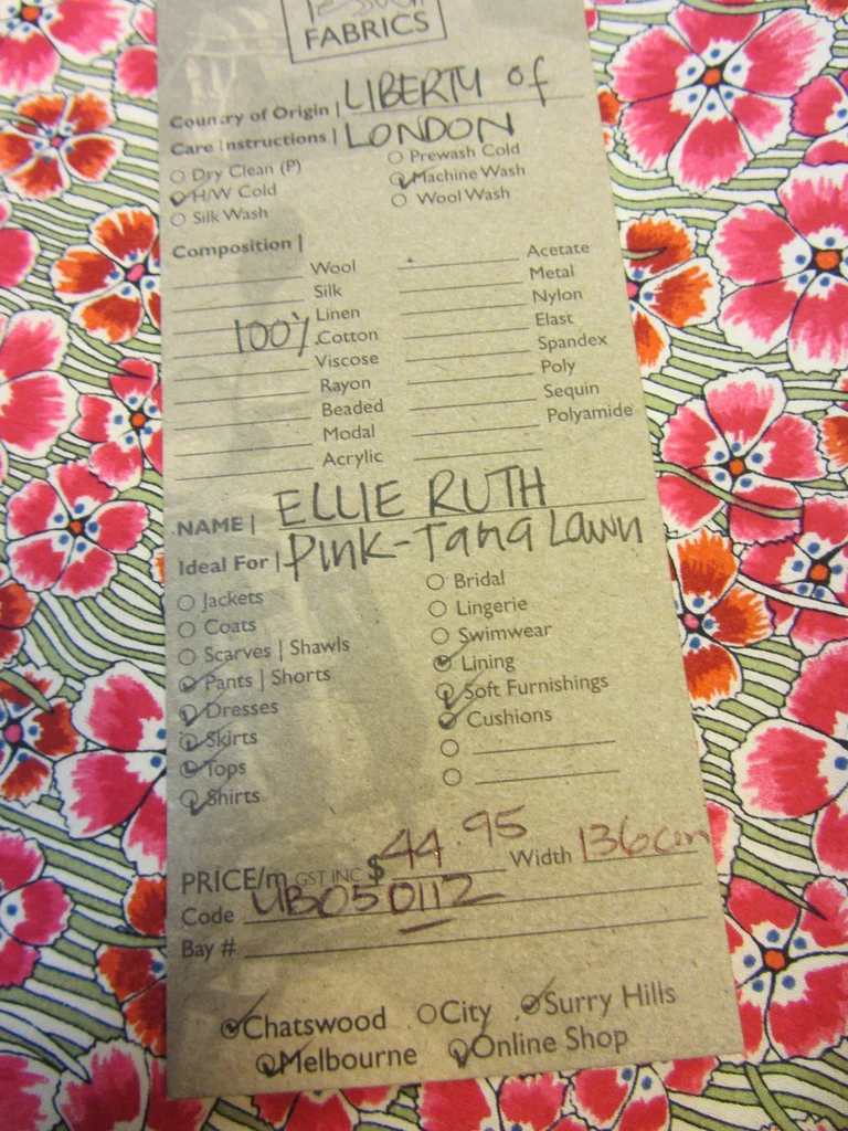 Liberty - Ellie Ruth Pink Tana Lawn - Image 4