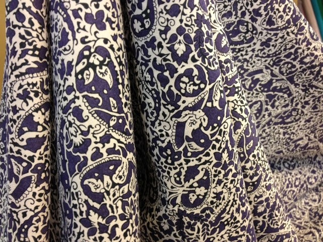 Liberty - Lagos Laurel Blue Tana Lawn - Image 3