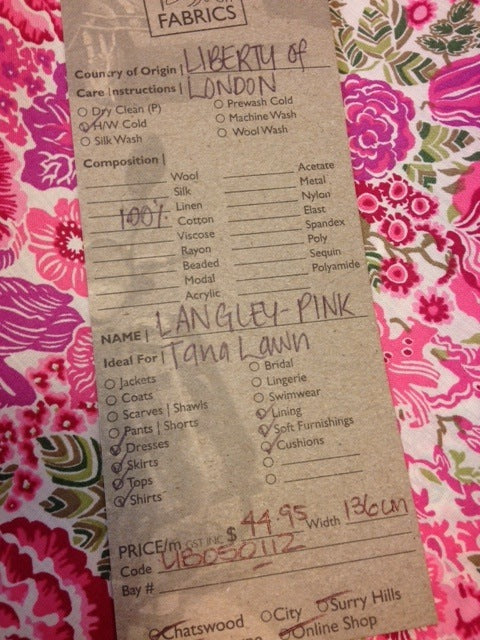 Liberty - Langley Pink Tana Lawn - Image 4