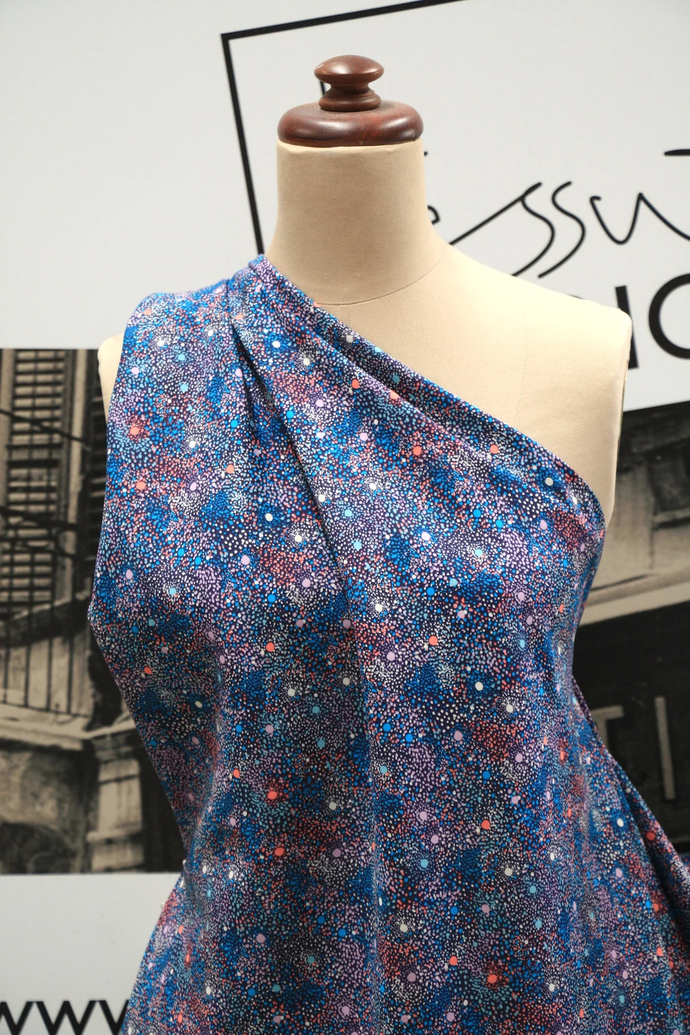 Liberty Of London - Blue Polka Sky - Image 5