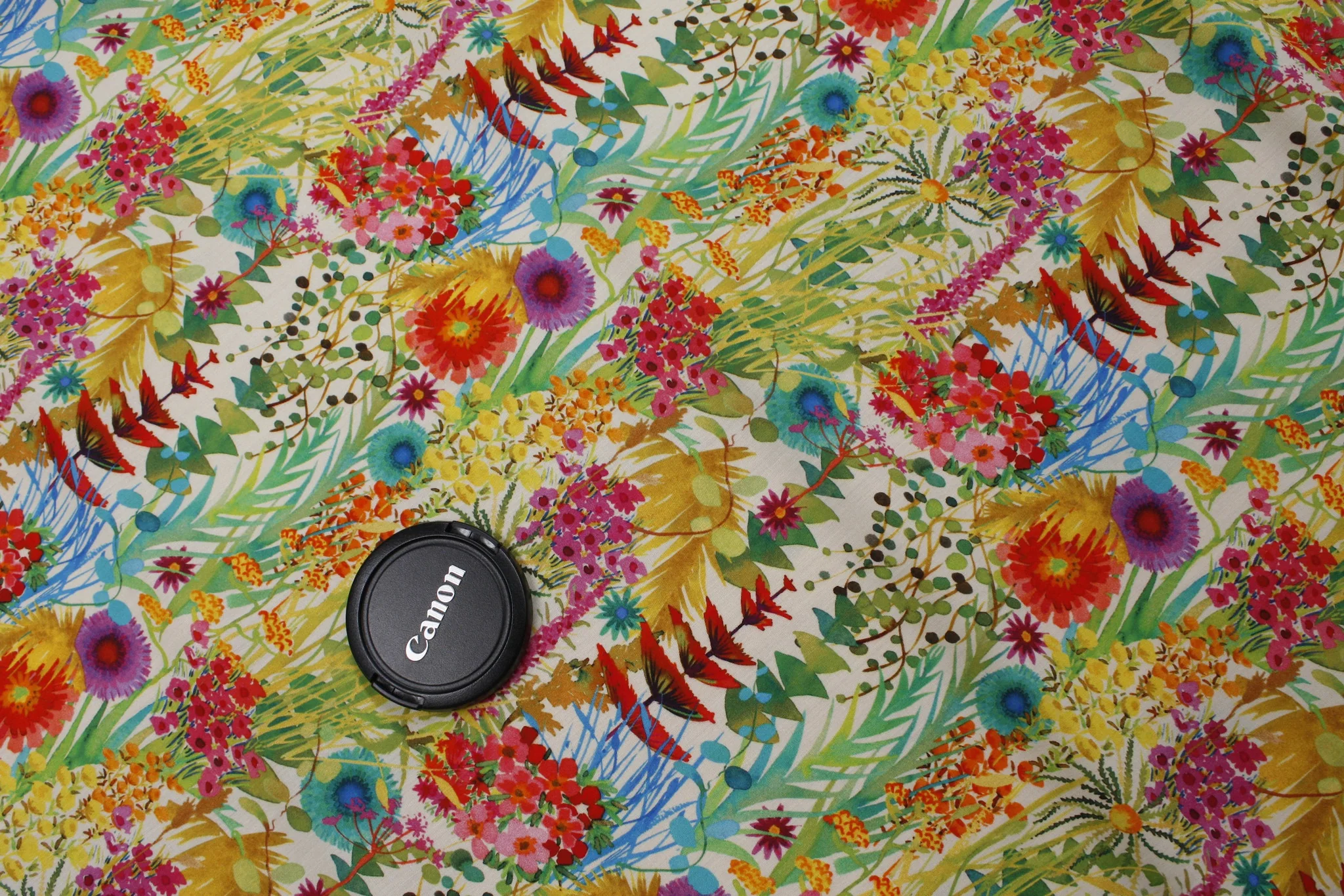 Liberty Tana Lawn - Beths Flowers Yellow - Image 2