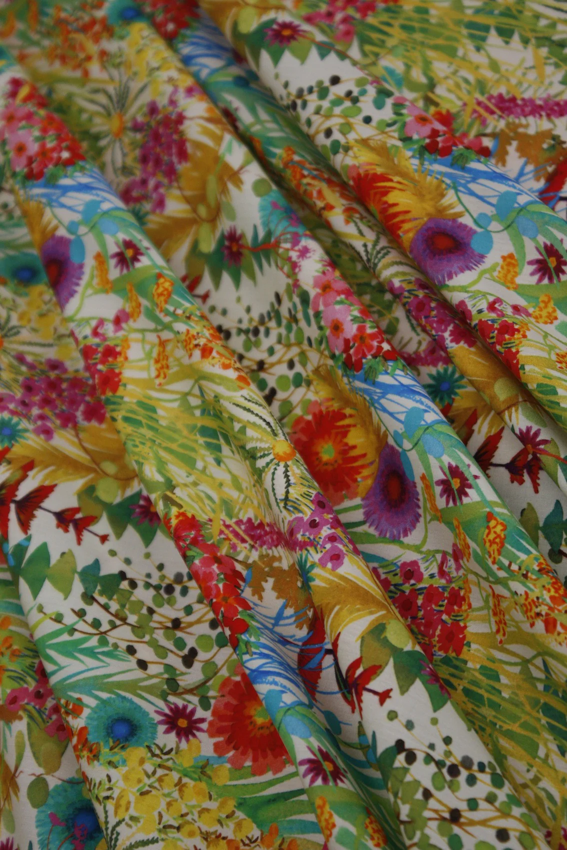 Liberty Tana Lawn - Beths Flowers Yellow - Image 3