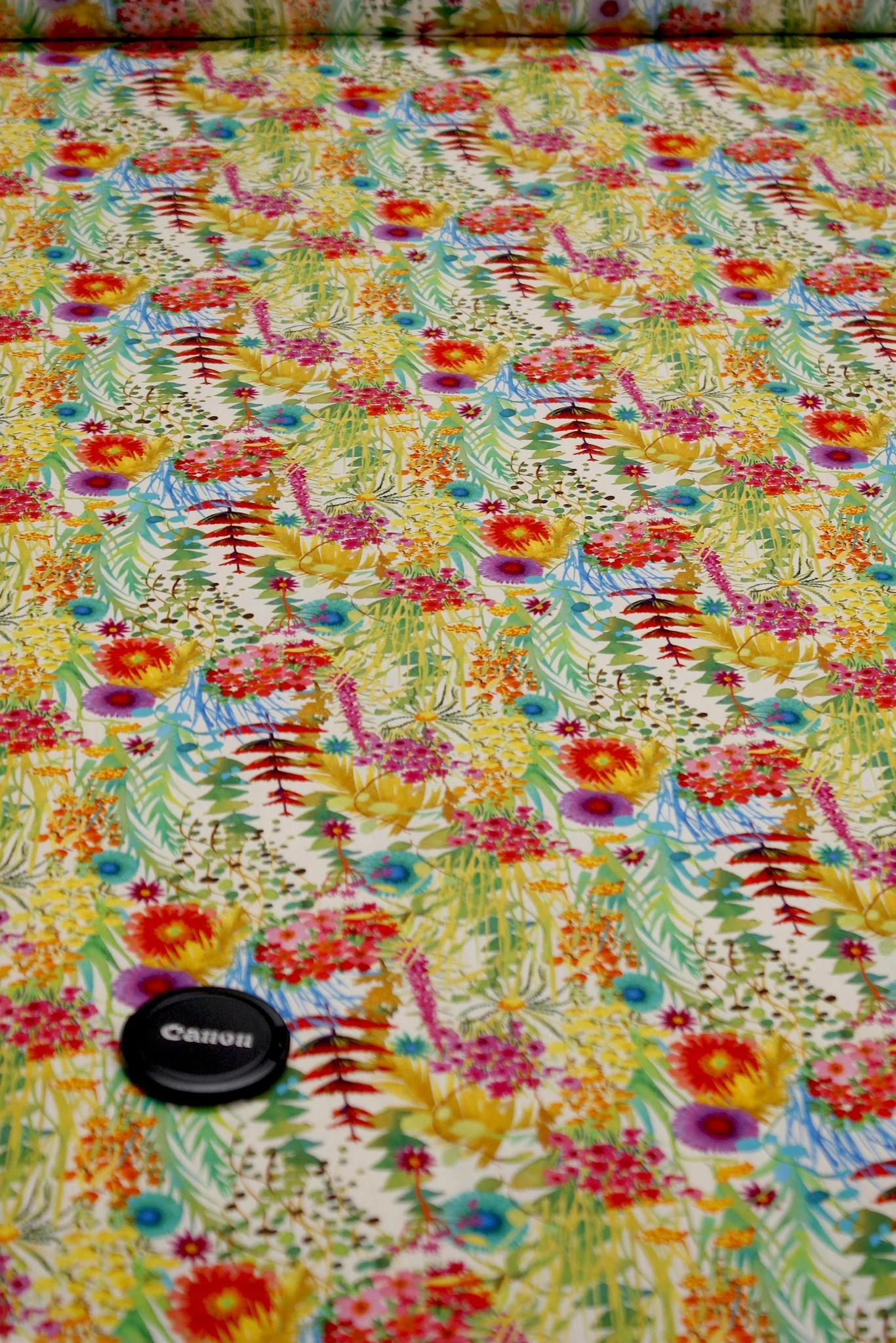 Liberty Tana Lawn - Beths Flowers Yellow - Image 4