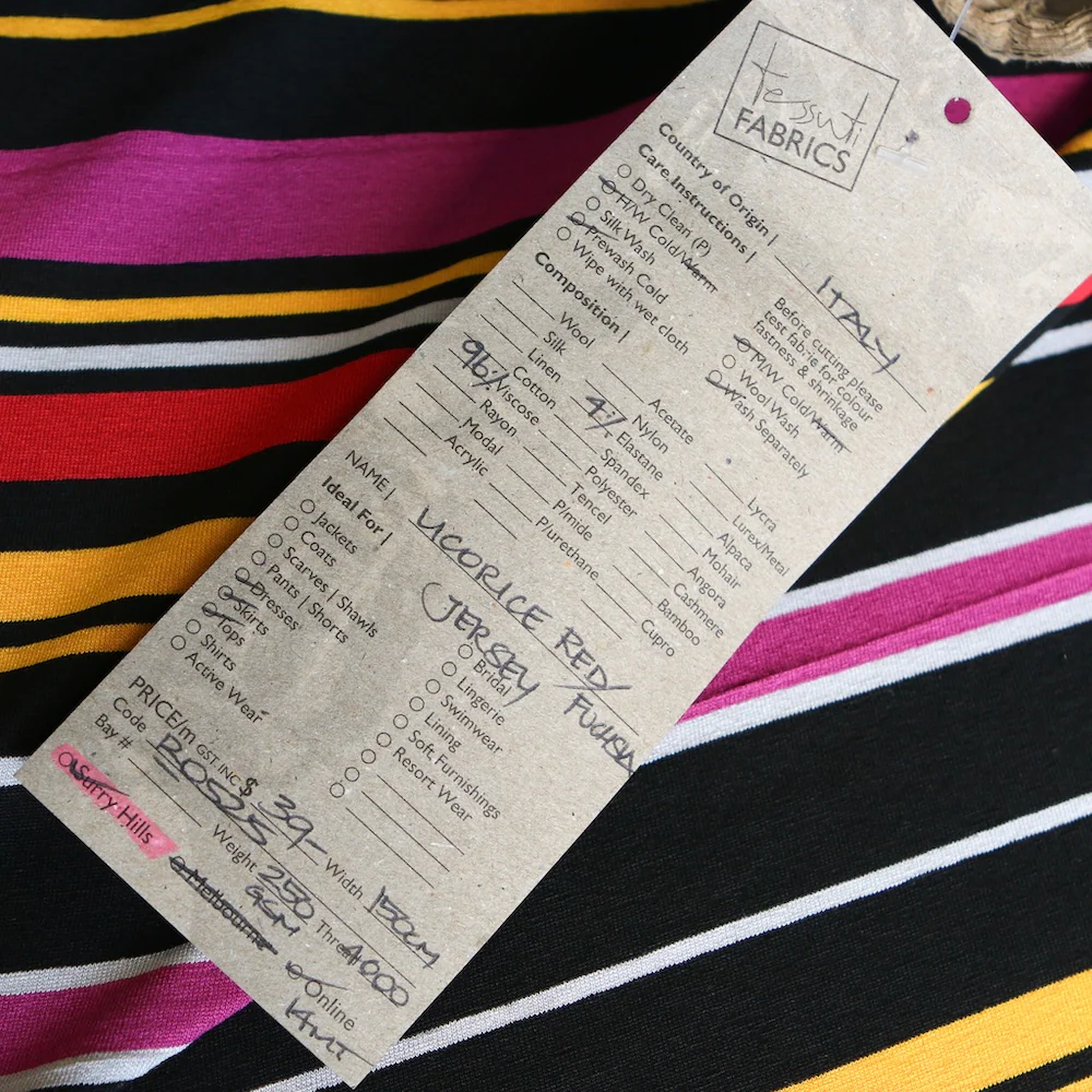 Licorice Red/Fuchsia Jersey - Image 4