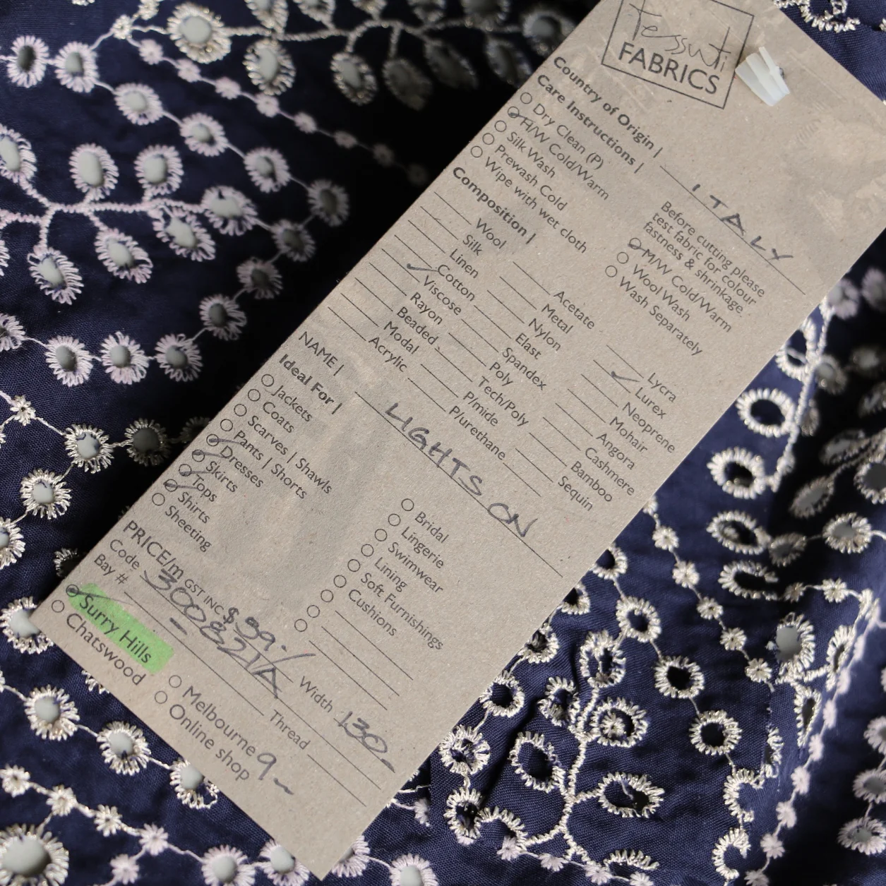 Lights On Broderie Anglaise - Image 4
