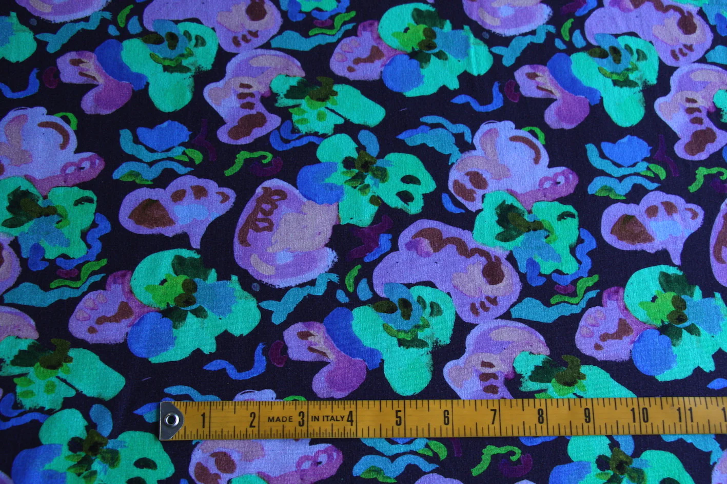Lily Pad Purple Jersey - Liberty Fabrics - Image 2