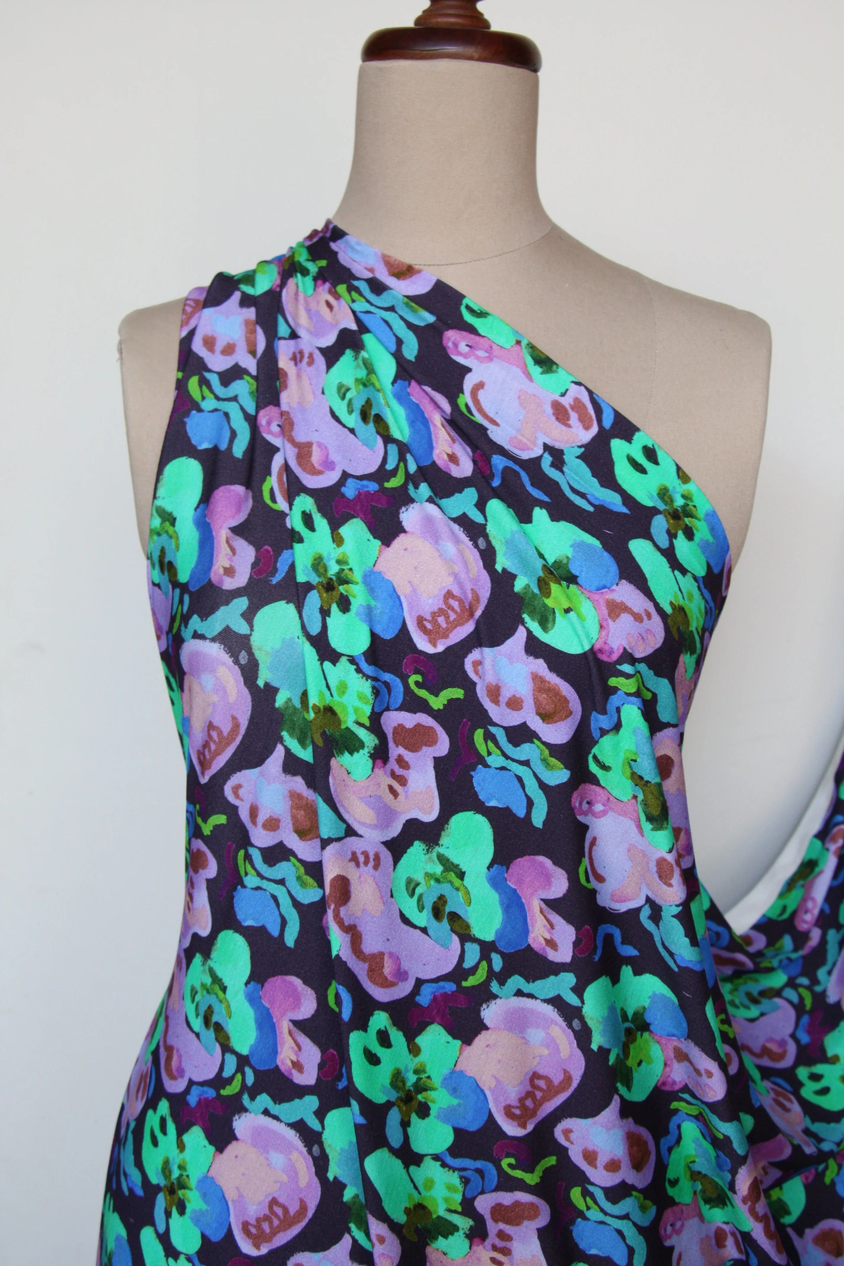 Lily Pad Purple Jersey - Liberty Fabrics - Image 5