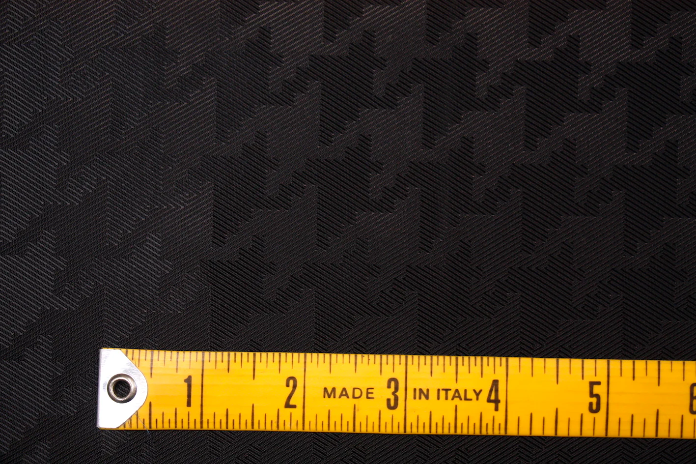 Lin Houndstooth Black (150cm wide) - Image 2