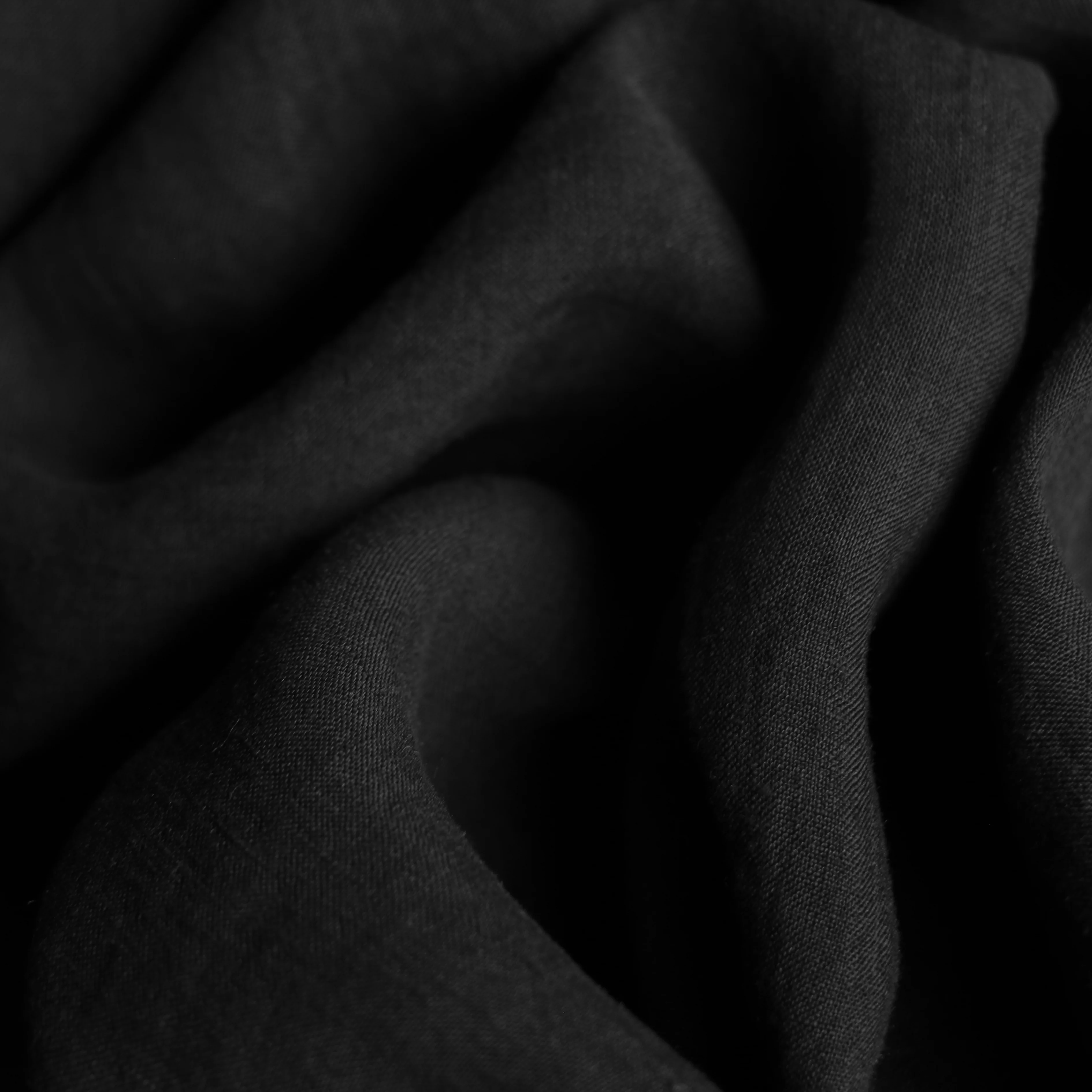 Linford Black Washed Linen - Image 3