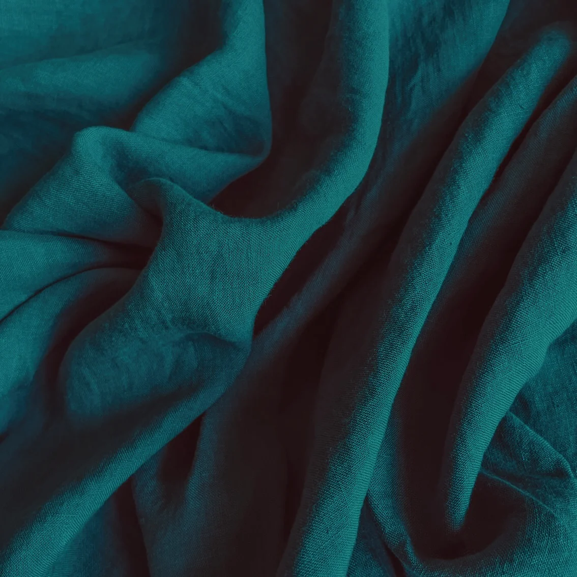Linford Lagoon Washed Linen - Image 2