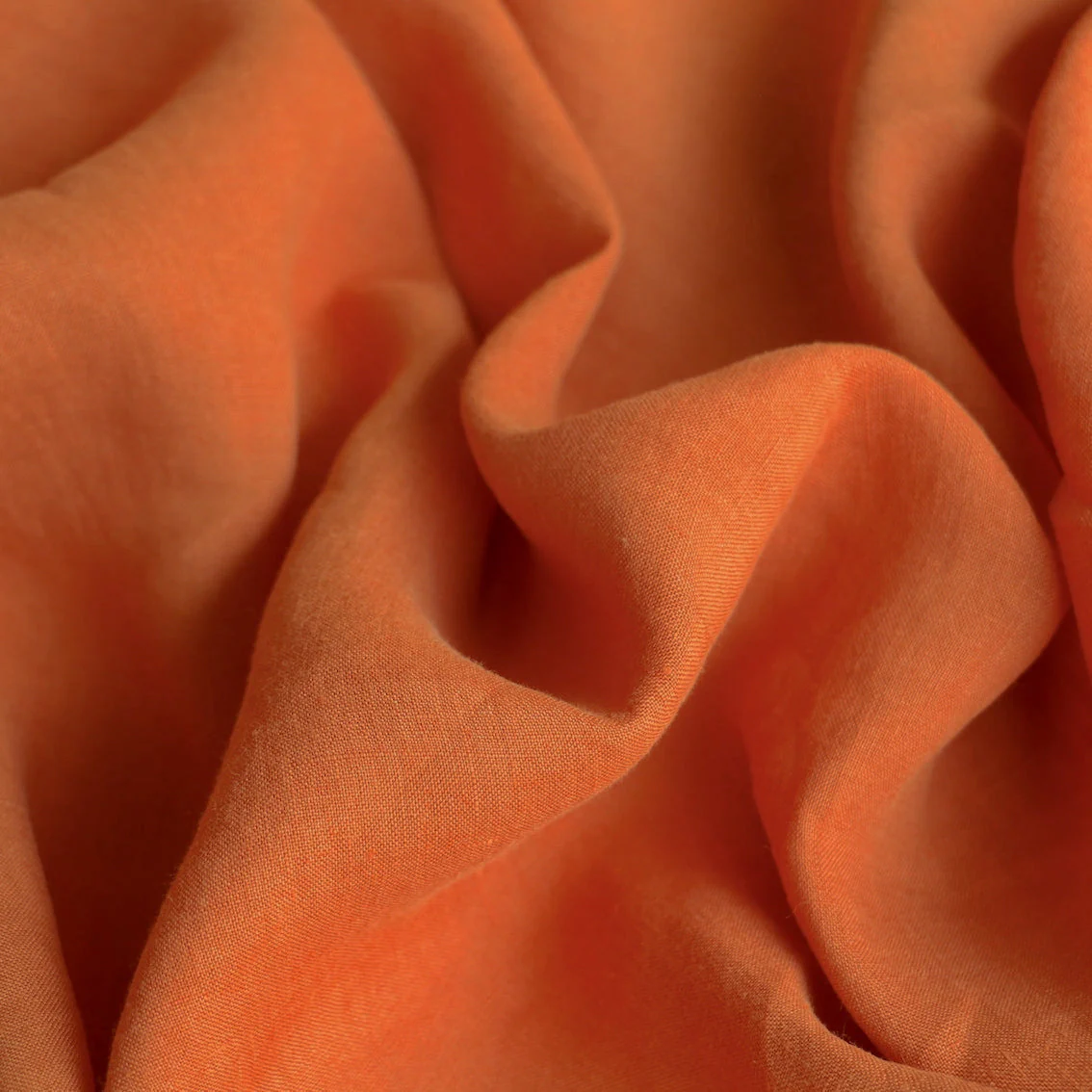 Linford Pumpkin Washed Linen - Image 2