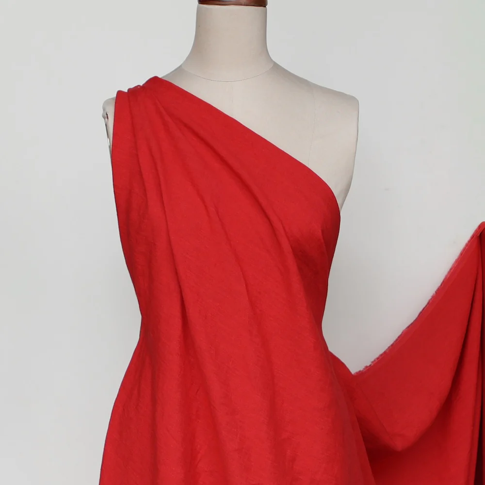 Linford Tomato Washed Linen - Image 4