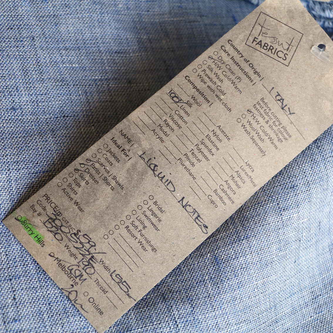 Liquid Notes Linen - Image 3