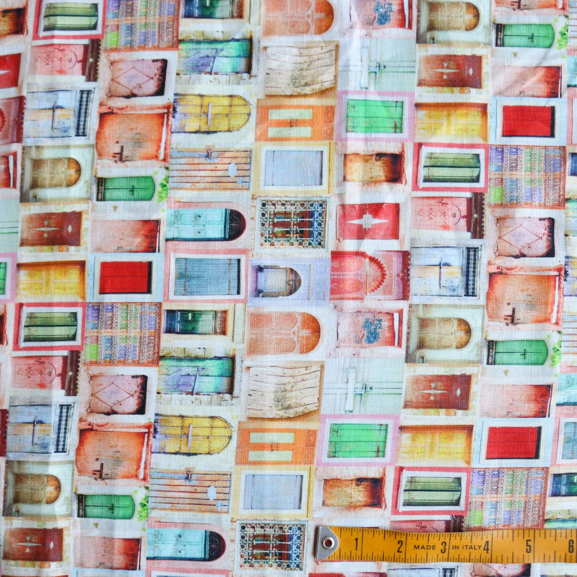 Lisboa Multi Printed Linen - Image 3