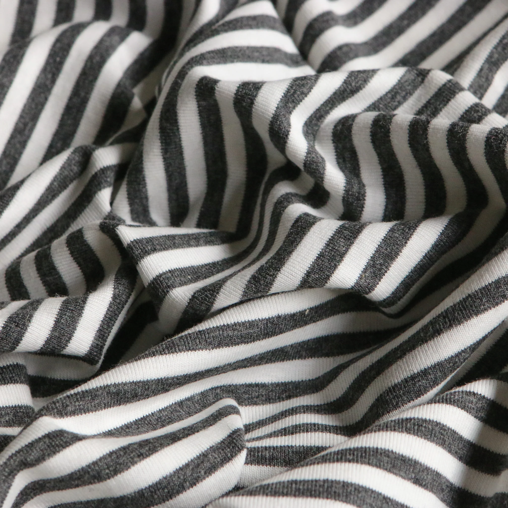 Little Charcoal Marl White Jersey - Image 2