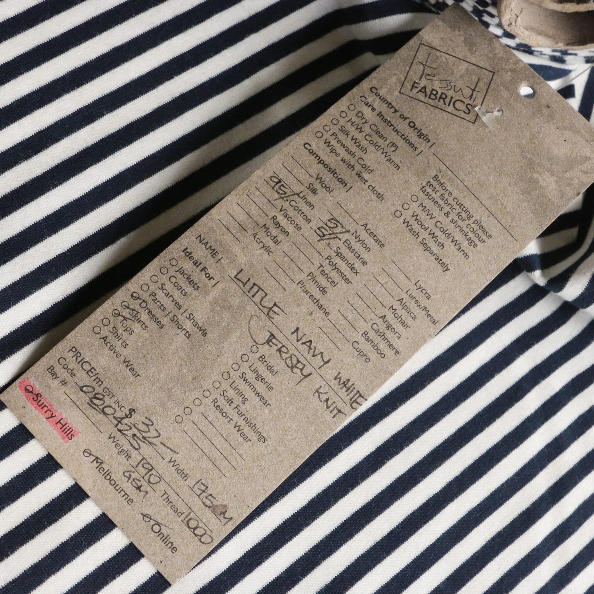 Little Navy White Jersey - Image 4
