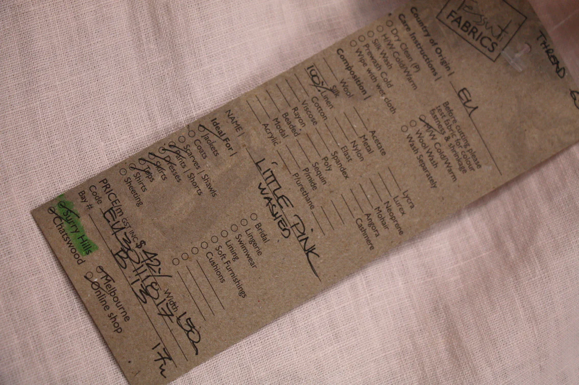 Little Pink Washed Linen - Image 3