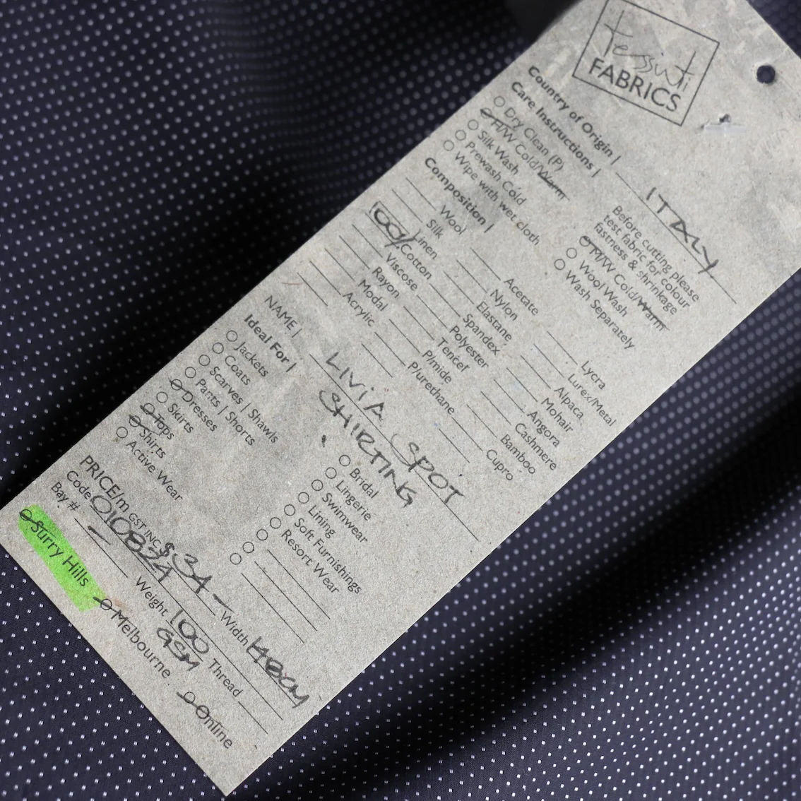 Livia Spot Shirting - Image 3