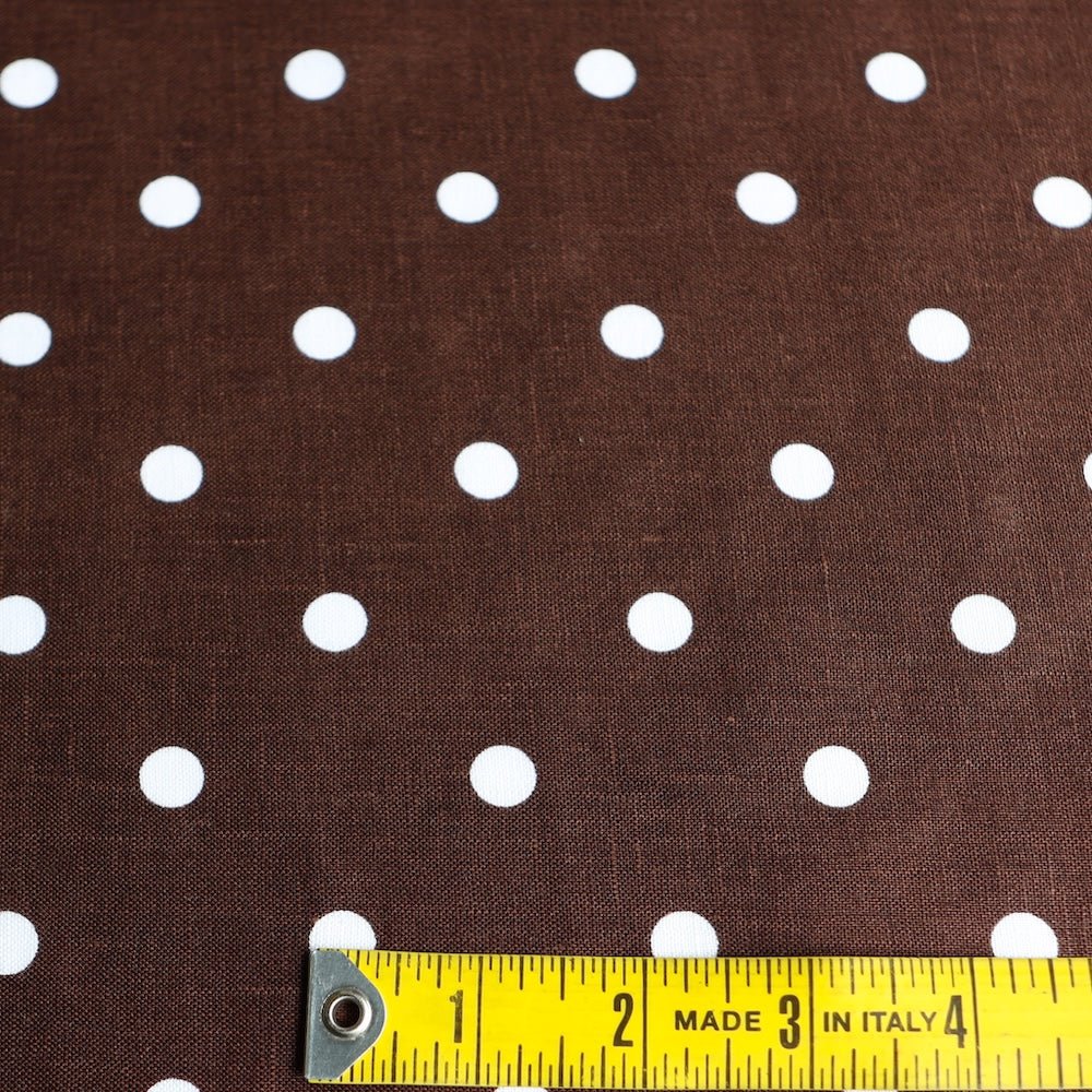 Lola Brunette Spot - Printed Linen - Image 3