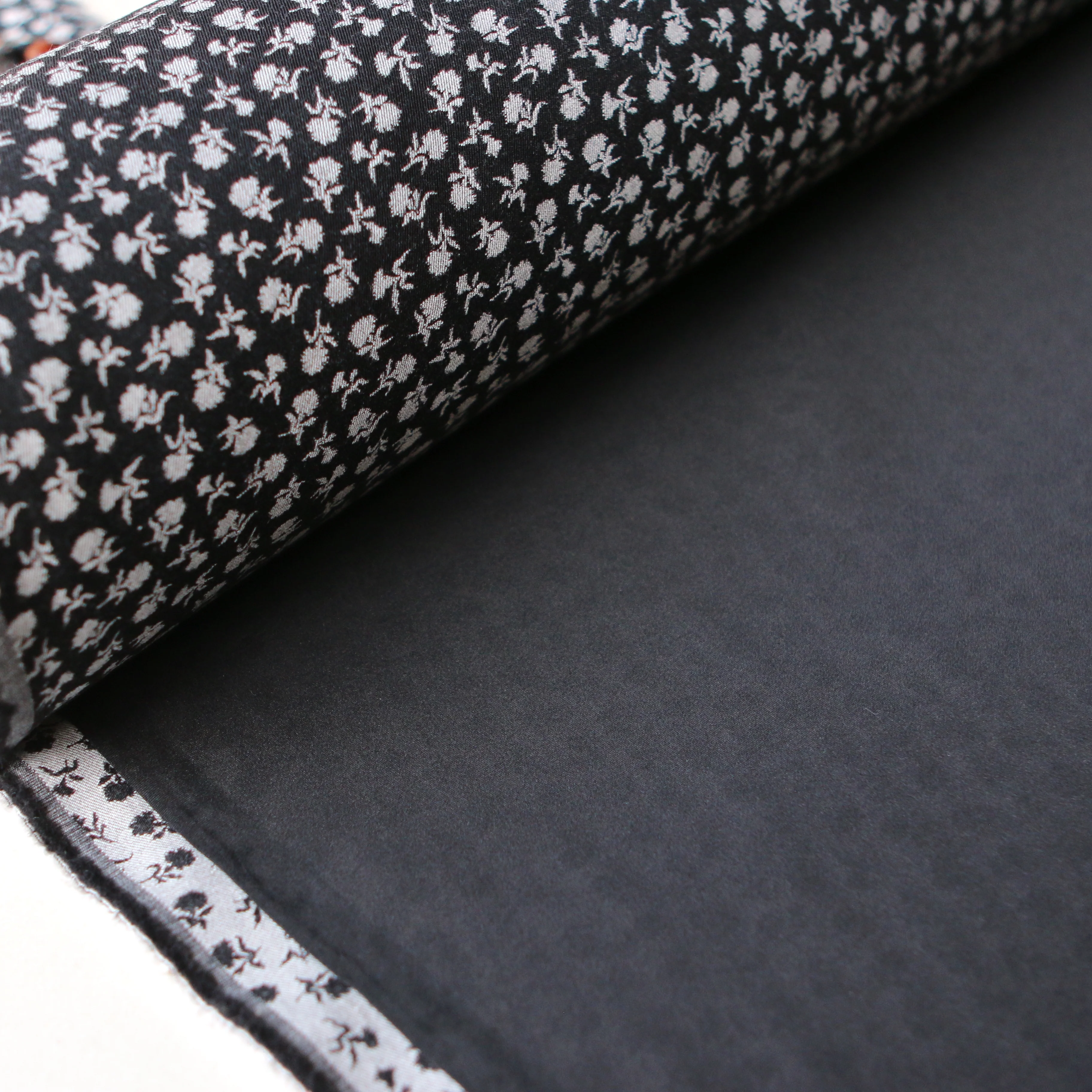 Lolita Denim - Black Jacquard (Fused) - Image 3