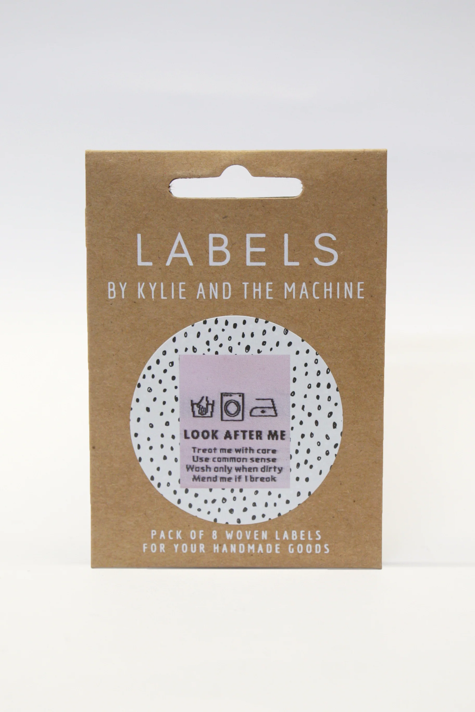 "LOOK AFTER ME" - woven sewing labels 8 Pack - Image 2
