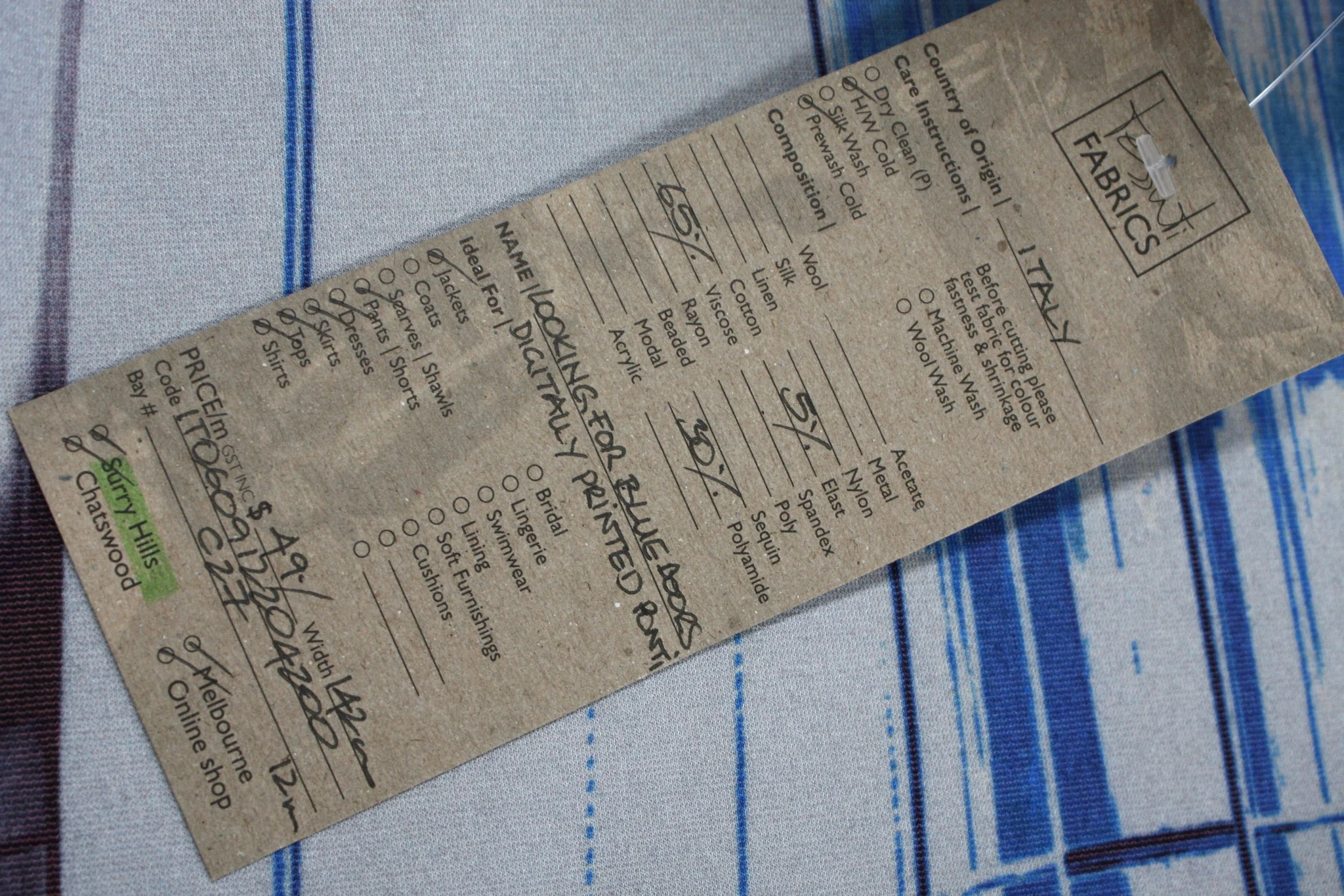 Looking For Blue Doors - Ponti Knit - Image 6