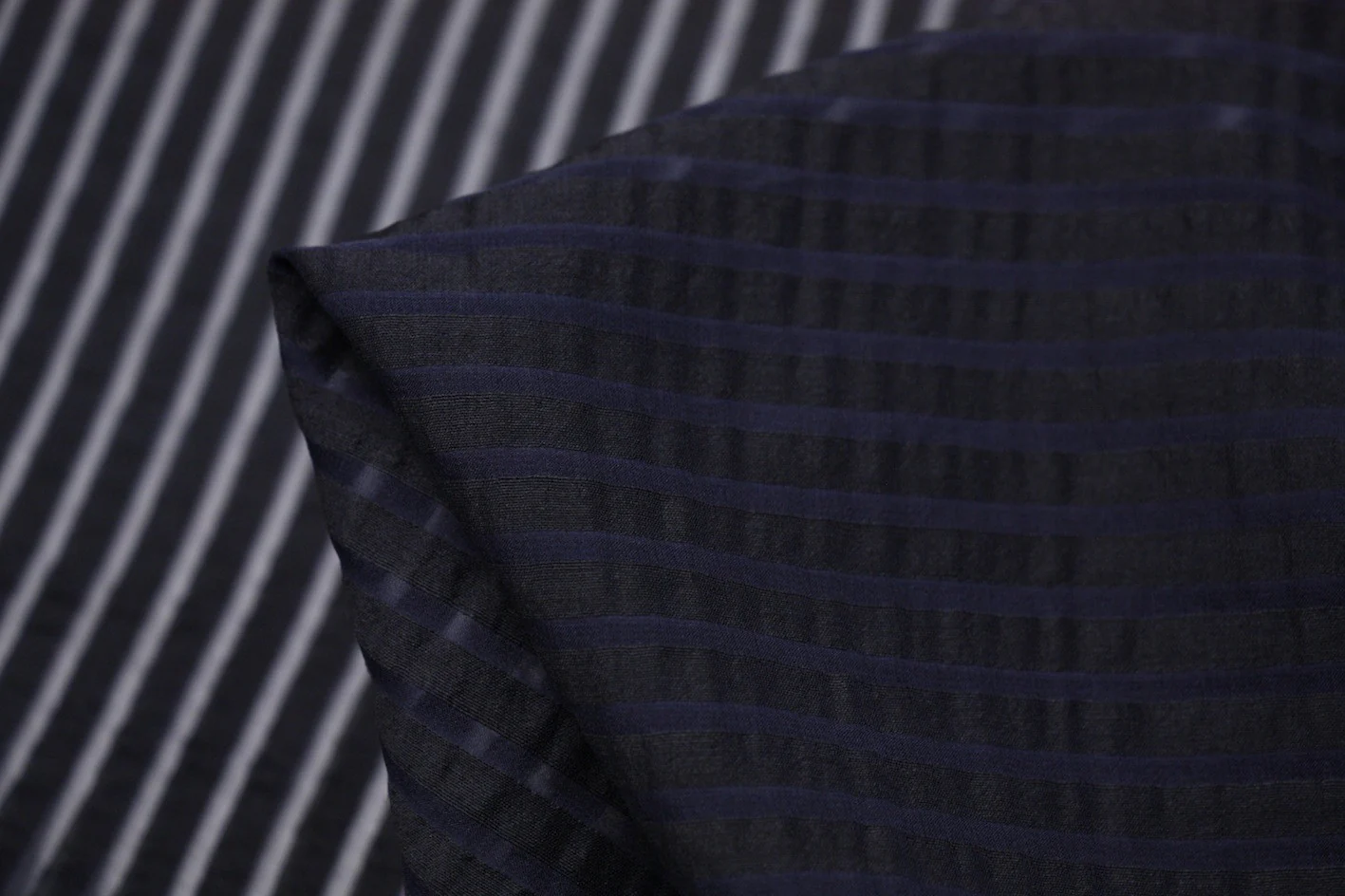 Looking Into Navy Stripes