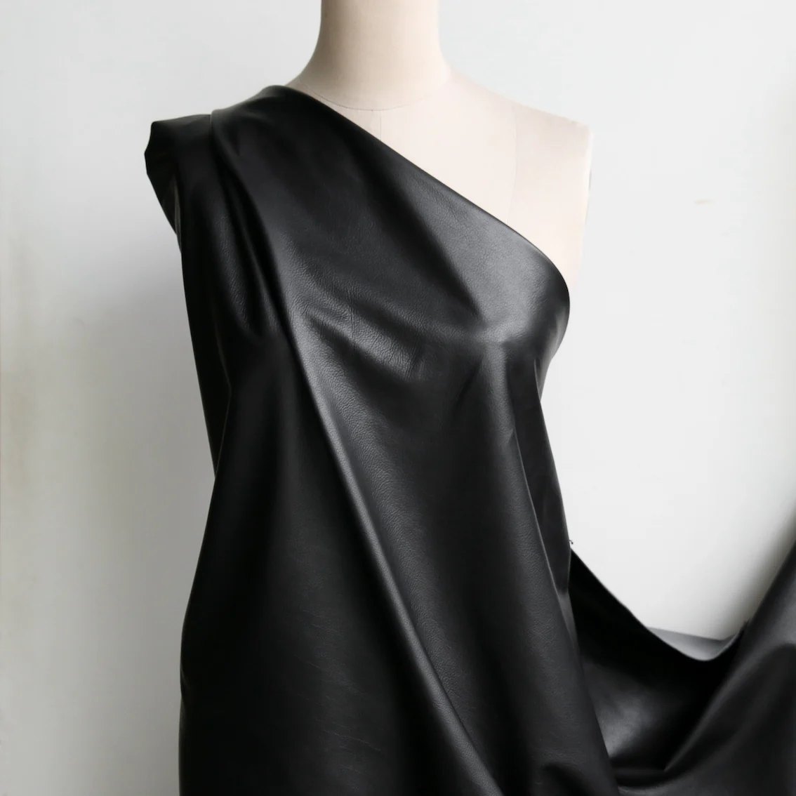 Looks Like Leather Black Faux Leather - Image 3