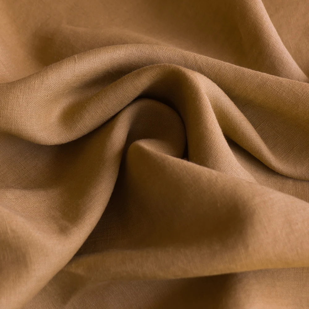 Loren Amber Gold Linen - Image 2