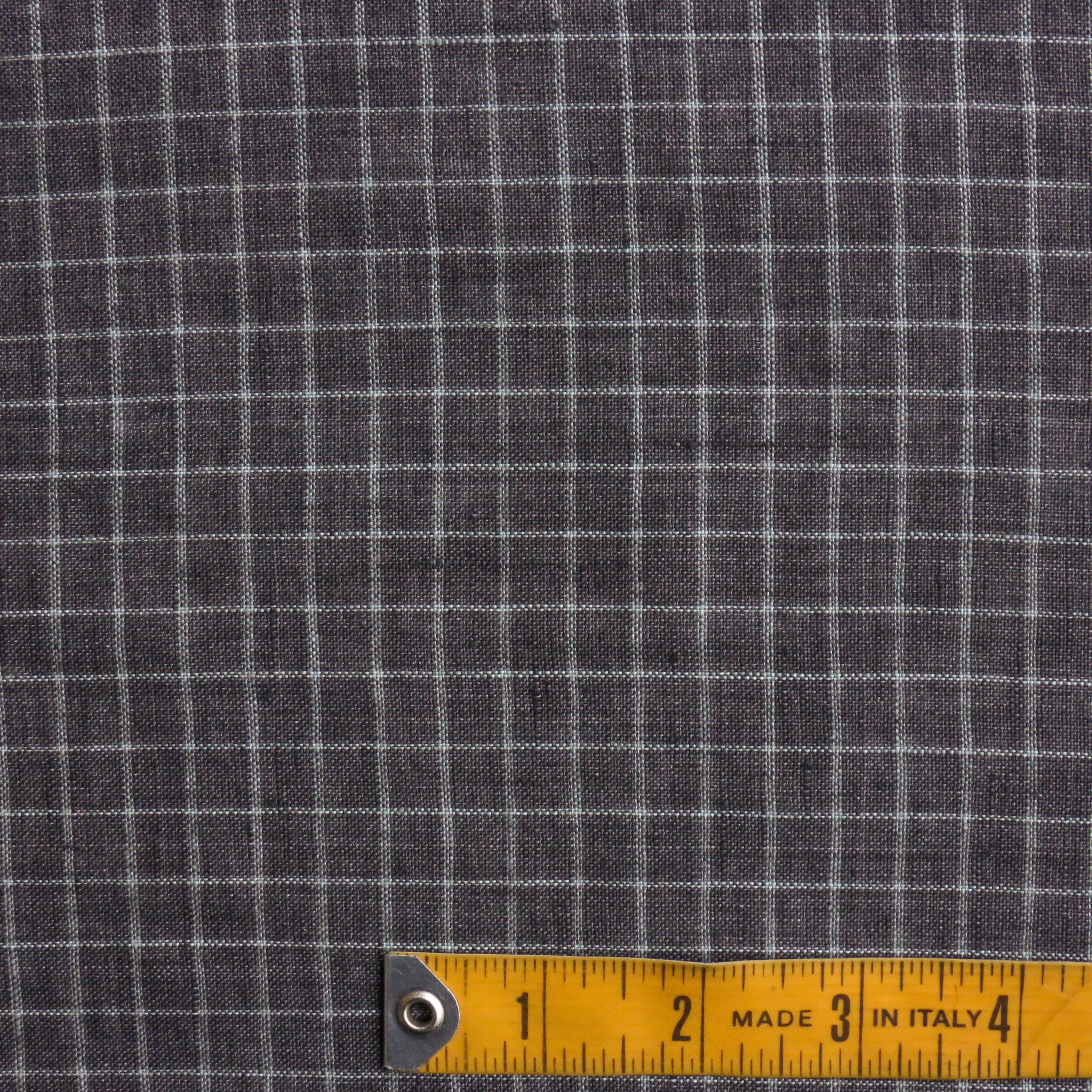 Lottie Ash/Silver Check Washed Linen - Image 3