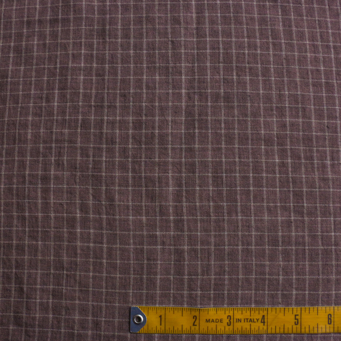 Lottie Mocha/Sand Check Washed Linen - Image 3