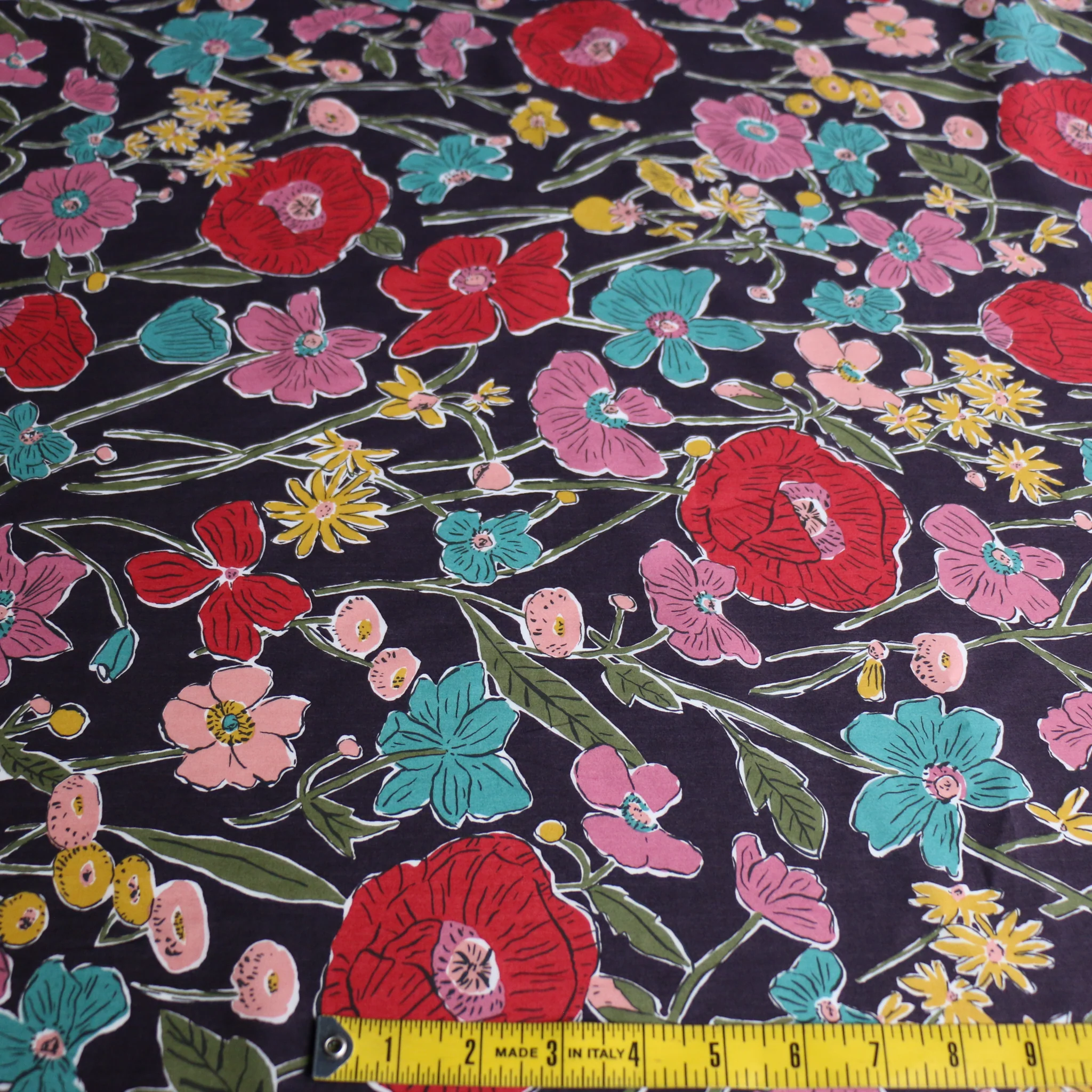 Louie's Meadow Aubergine - Liberty Tana Lawn™ - Image 3