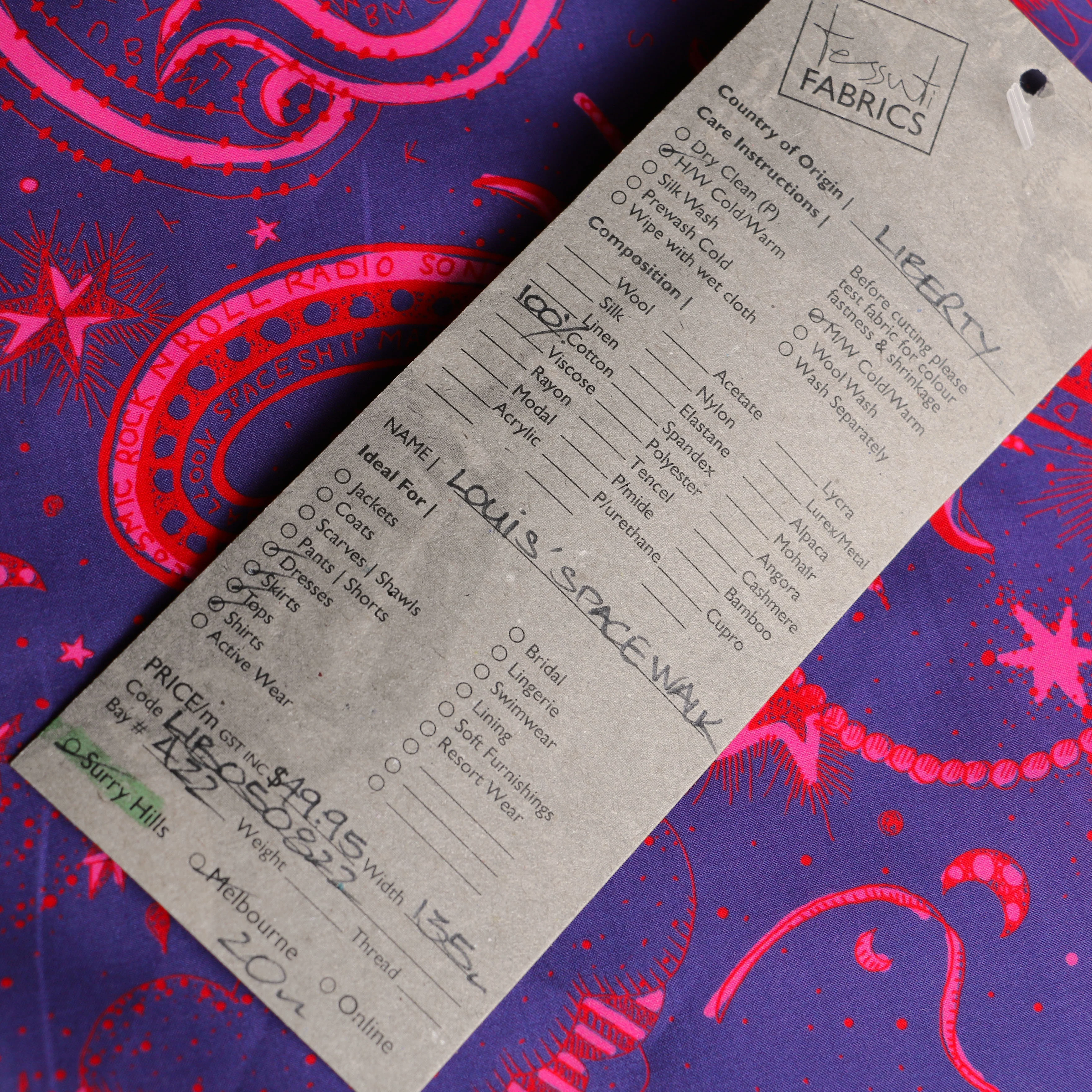Louis' Space Walk Liberty Tana Lawn⢠- Image 5