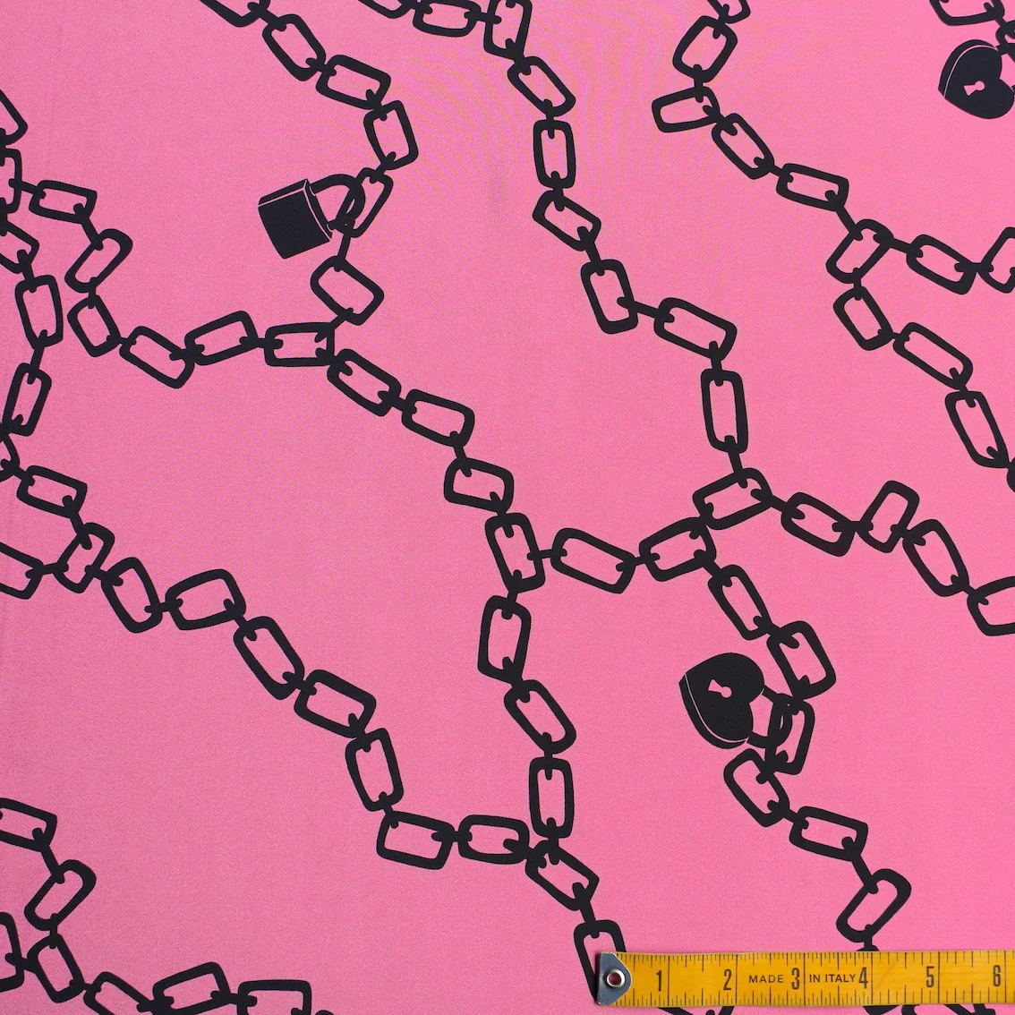 Love Locks Rosa - Silk Crepe De Chine - Image 3
