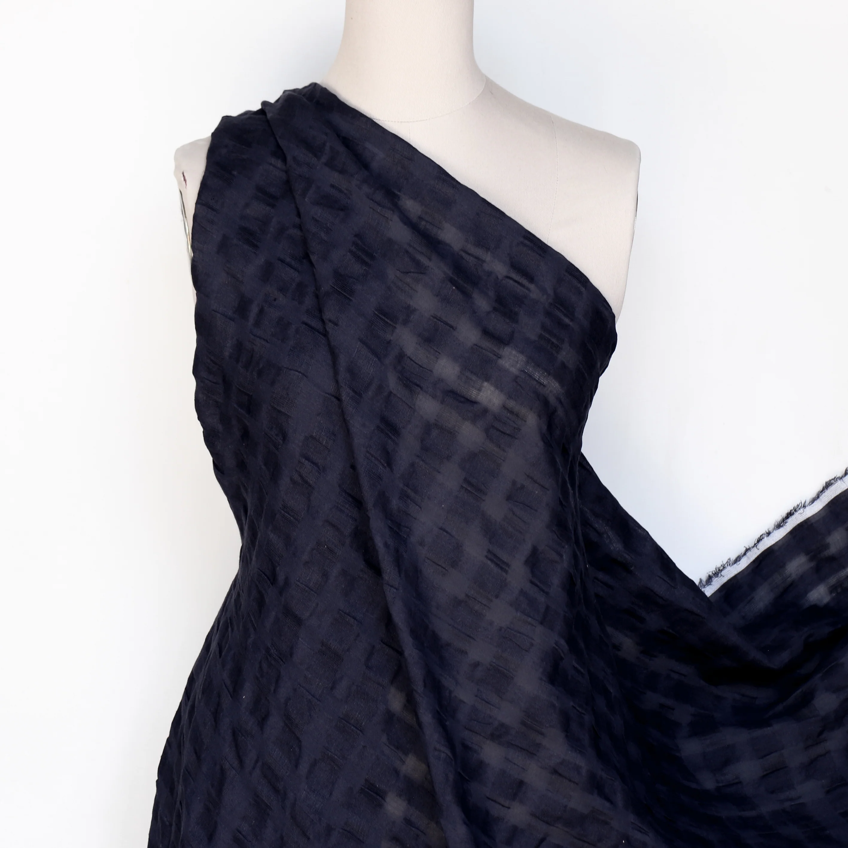 Lucia Check Navy - Image 4
