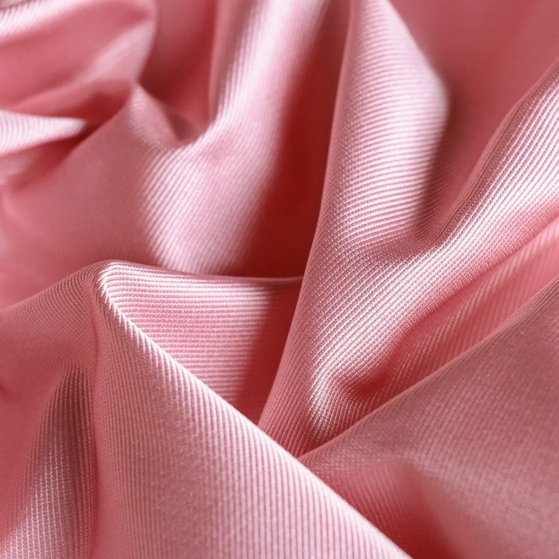 Lucille Ballet Pink Silk Ottoman - Image 2