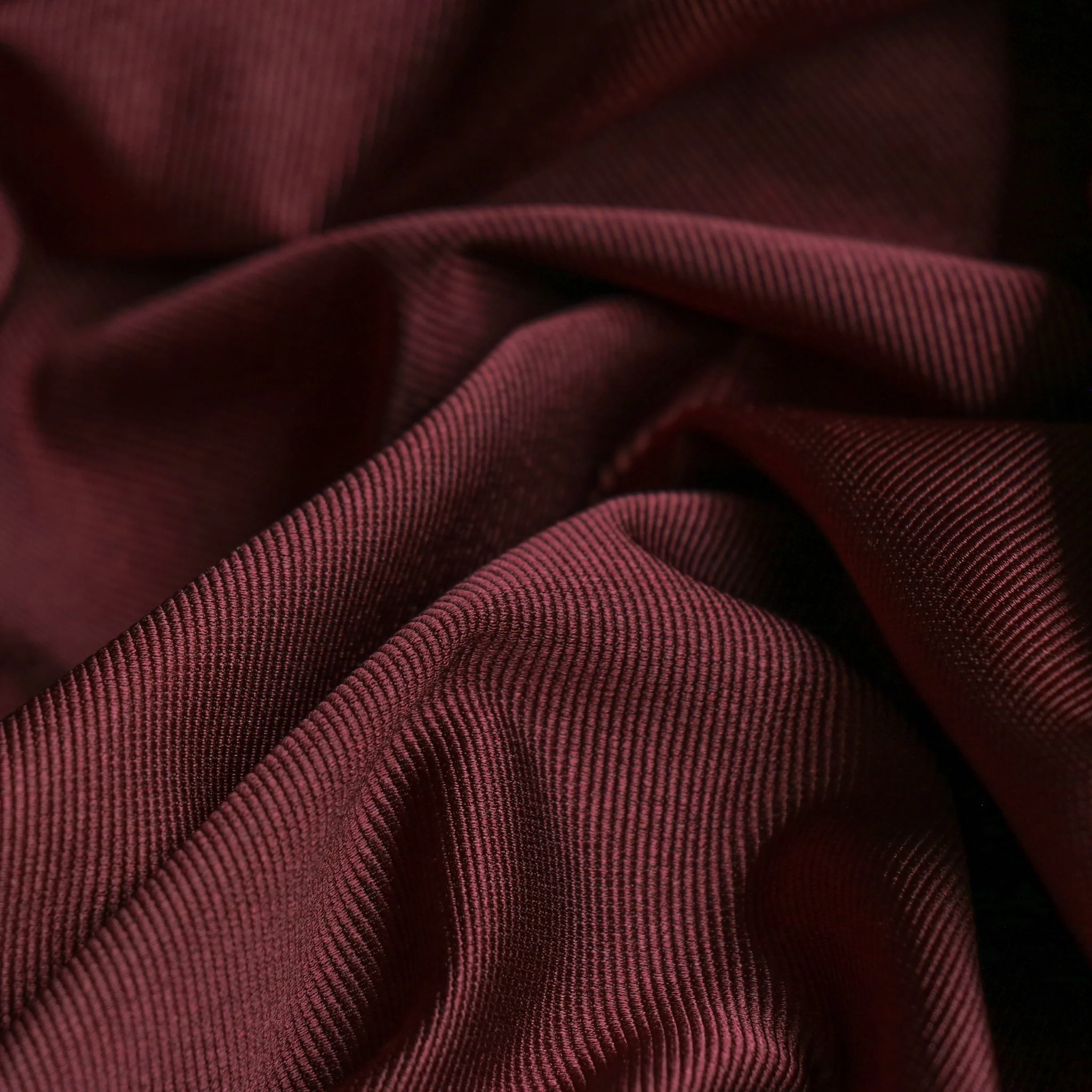 Lucille Shiraz Silk Ottoman - Image 2